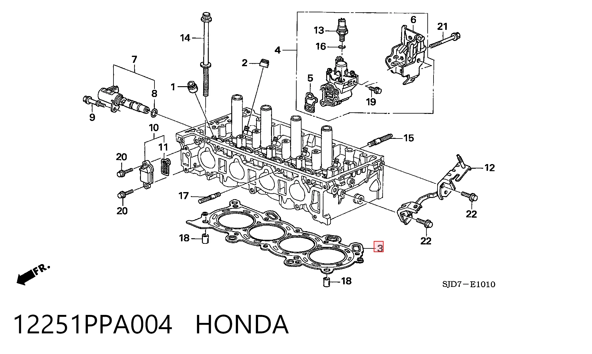 Прокладка ГБЦ Honda Civic VIII седан (FD, FA) (2005 - 2013) цена, от 42.25 USD