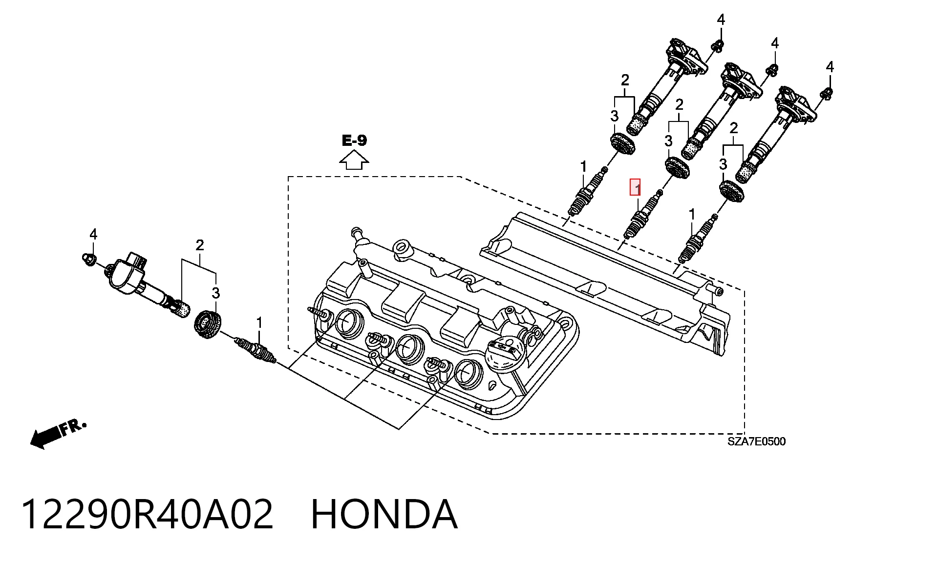 12290R40A02 Honda Свечи зажигания