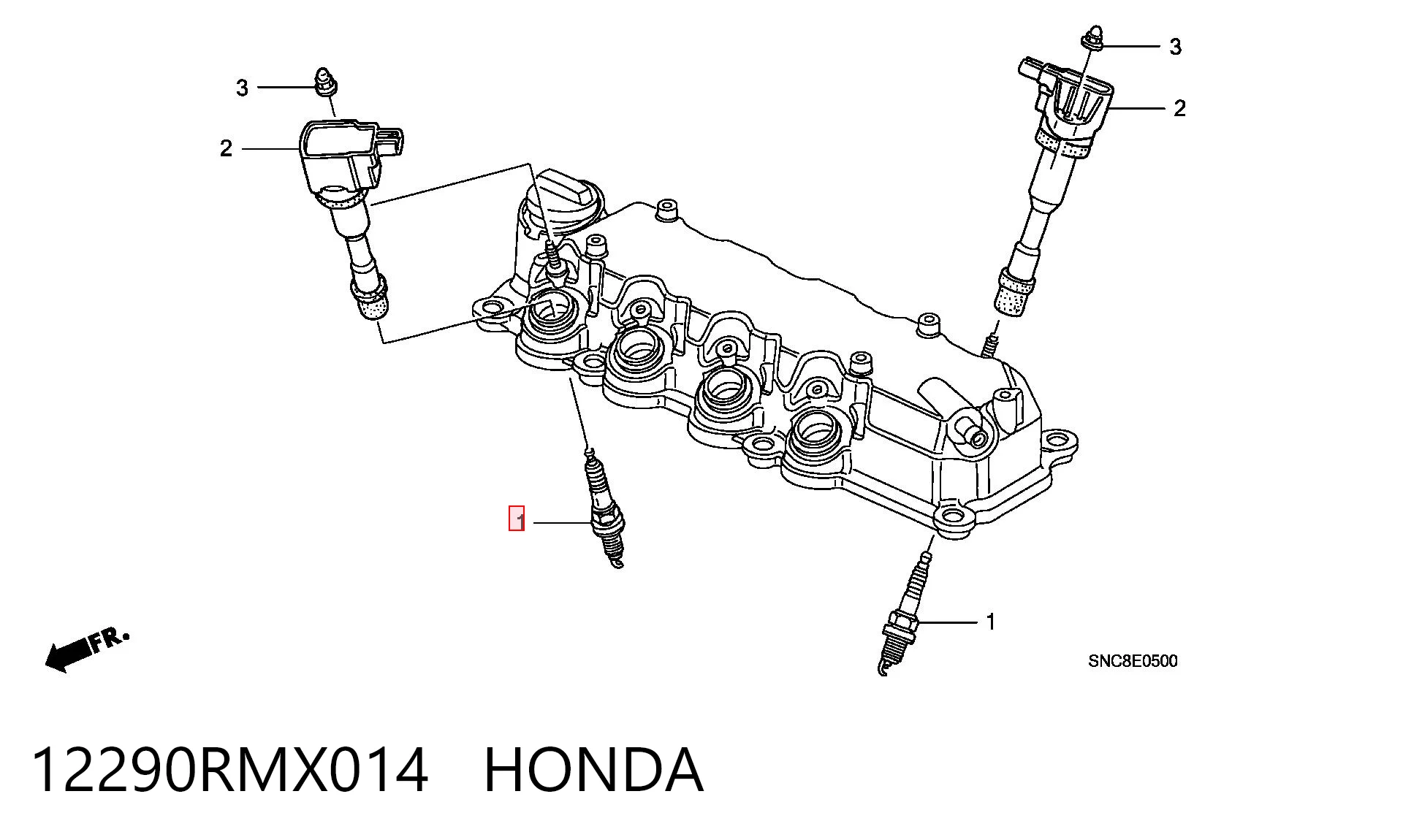 12290RMX014 Honda Свечи зажигания