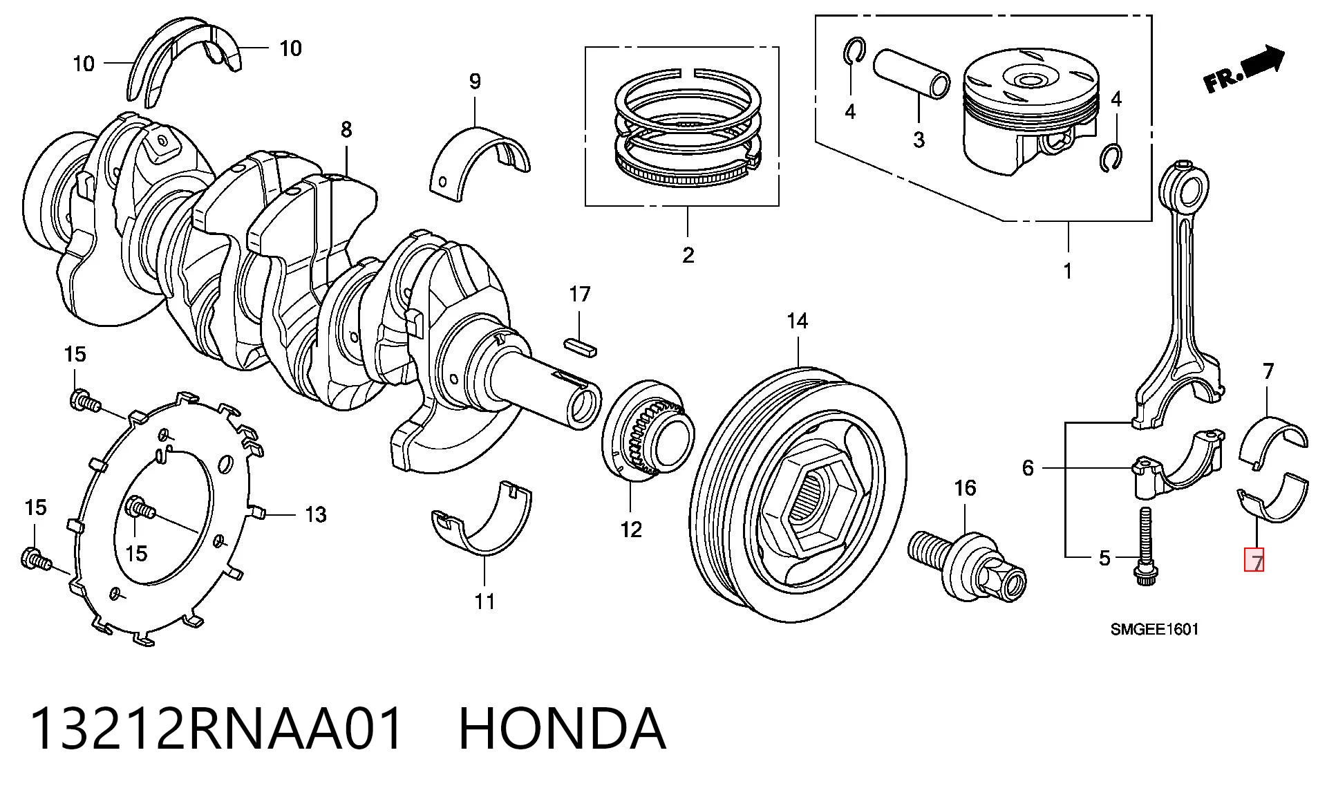 13212RNAA01 Honda 