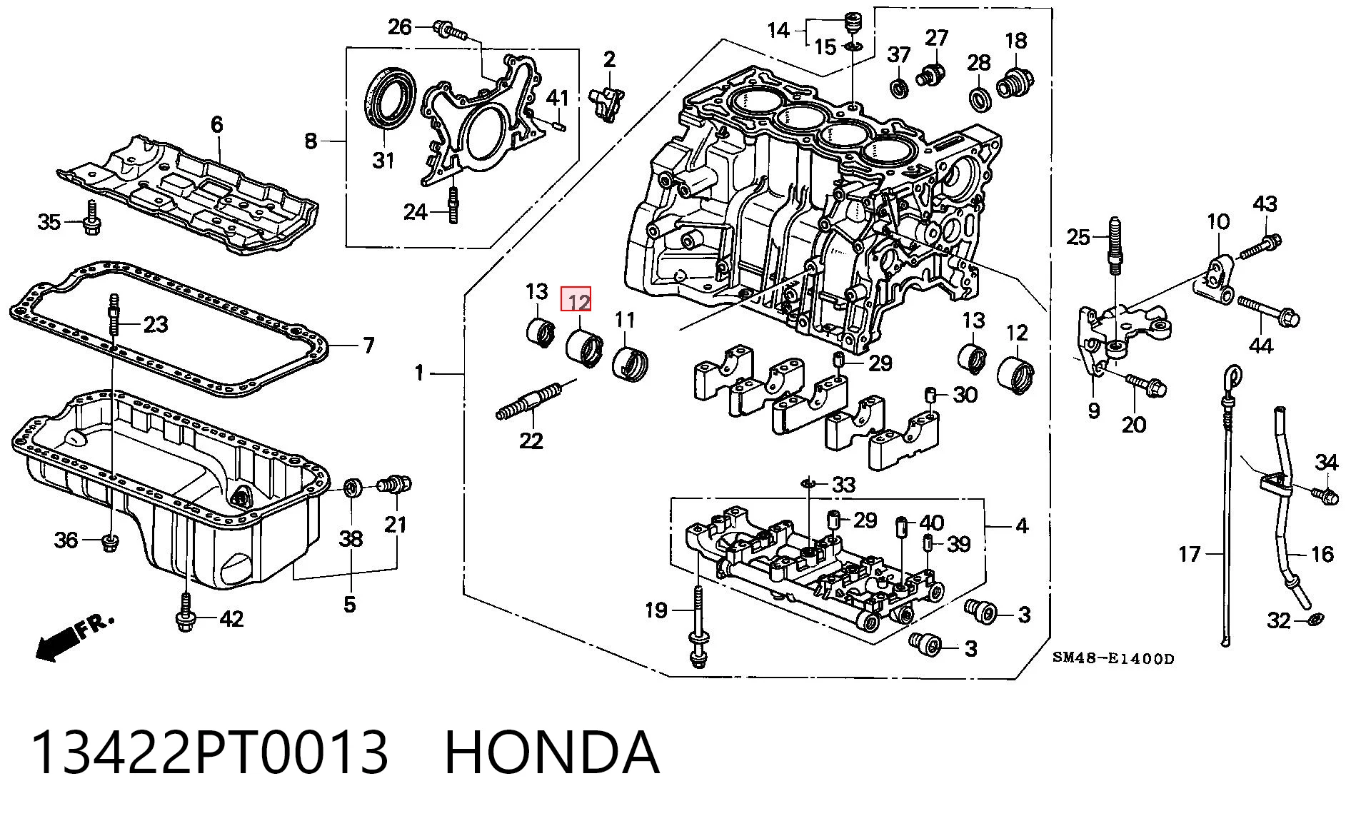 13422PT0013 Honda 