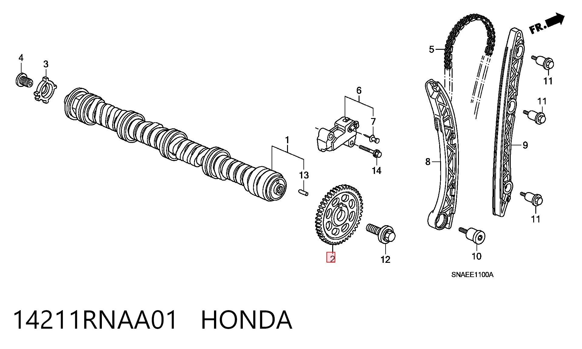 Регулятор фаз газораспределения на Honda Civic VIII FD, FA