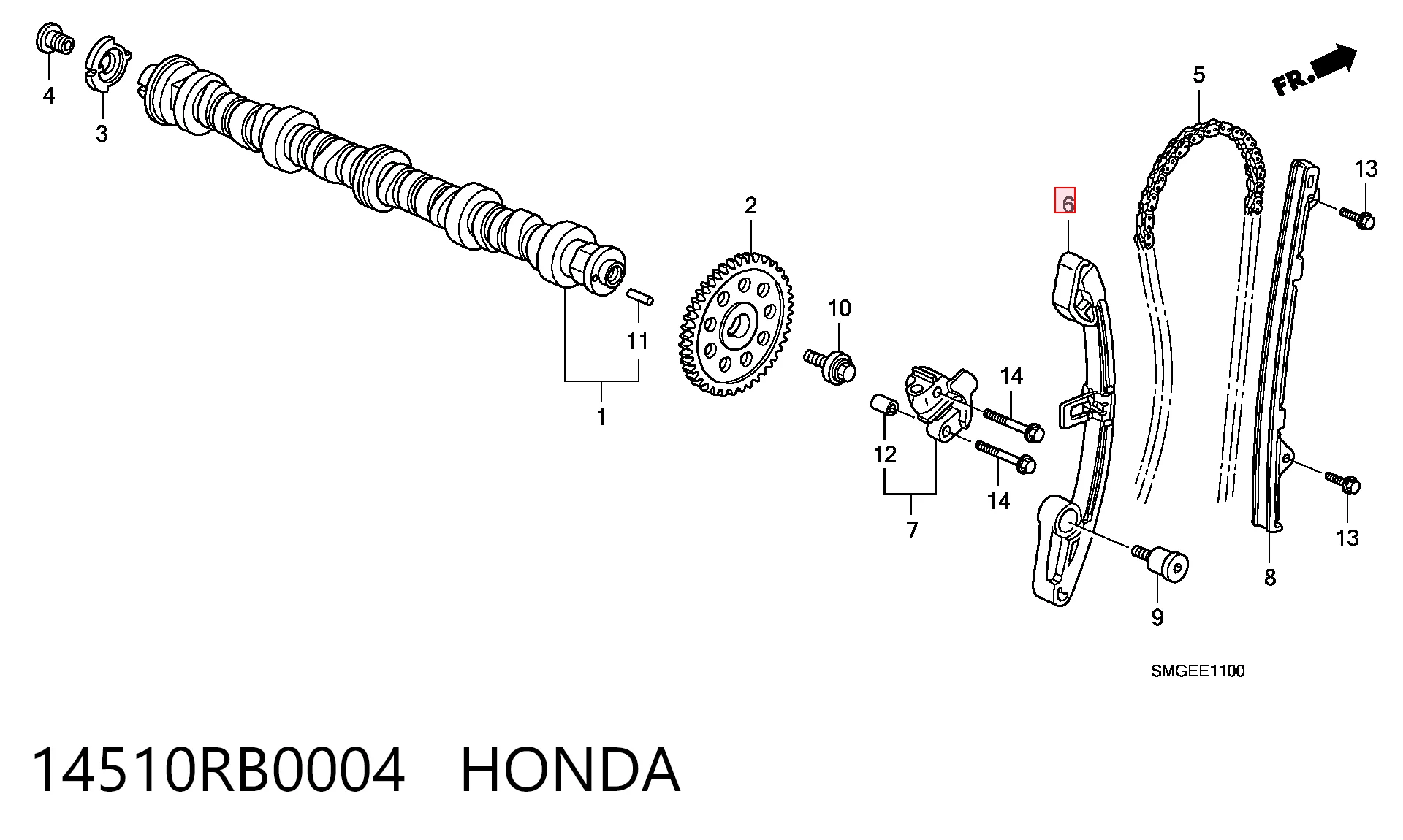 14510RB0004 Honda