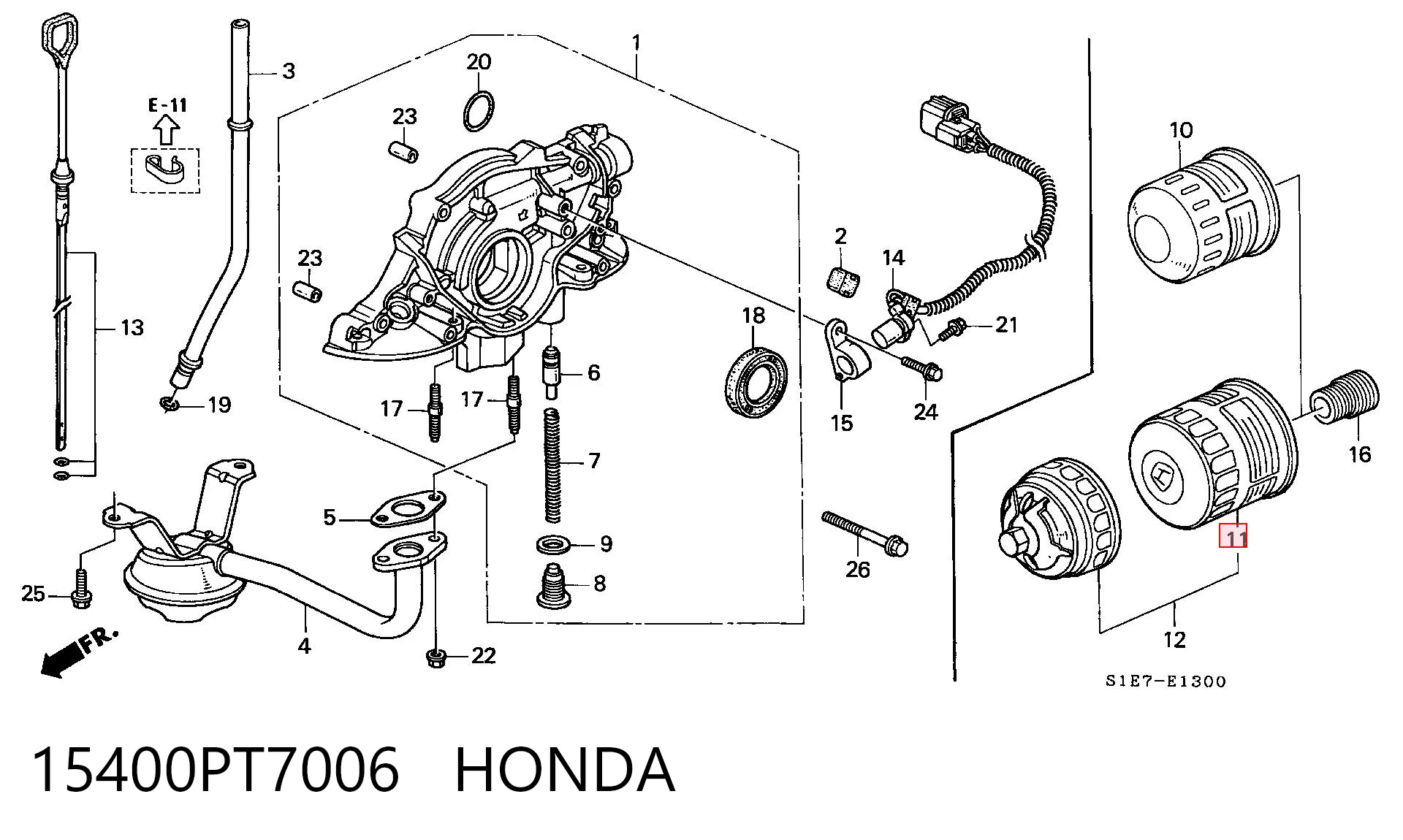 15400PT7006 Honda