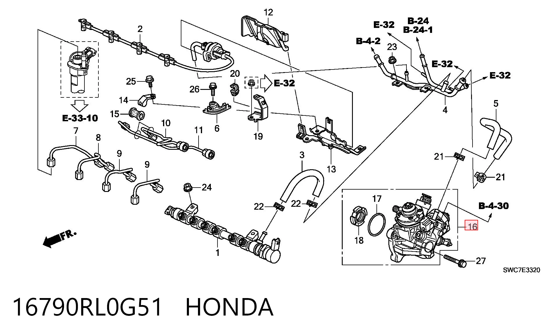 Насос топливный высокого давления Bosch 445010612