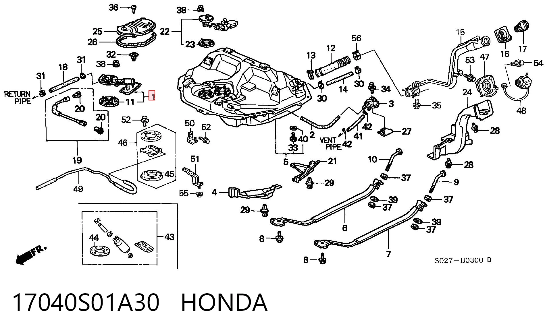 HK000032 NIPPON MOTORS Топливный насос электрический погружной