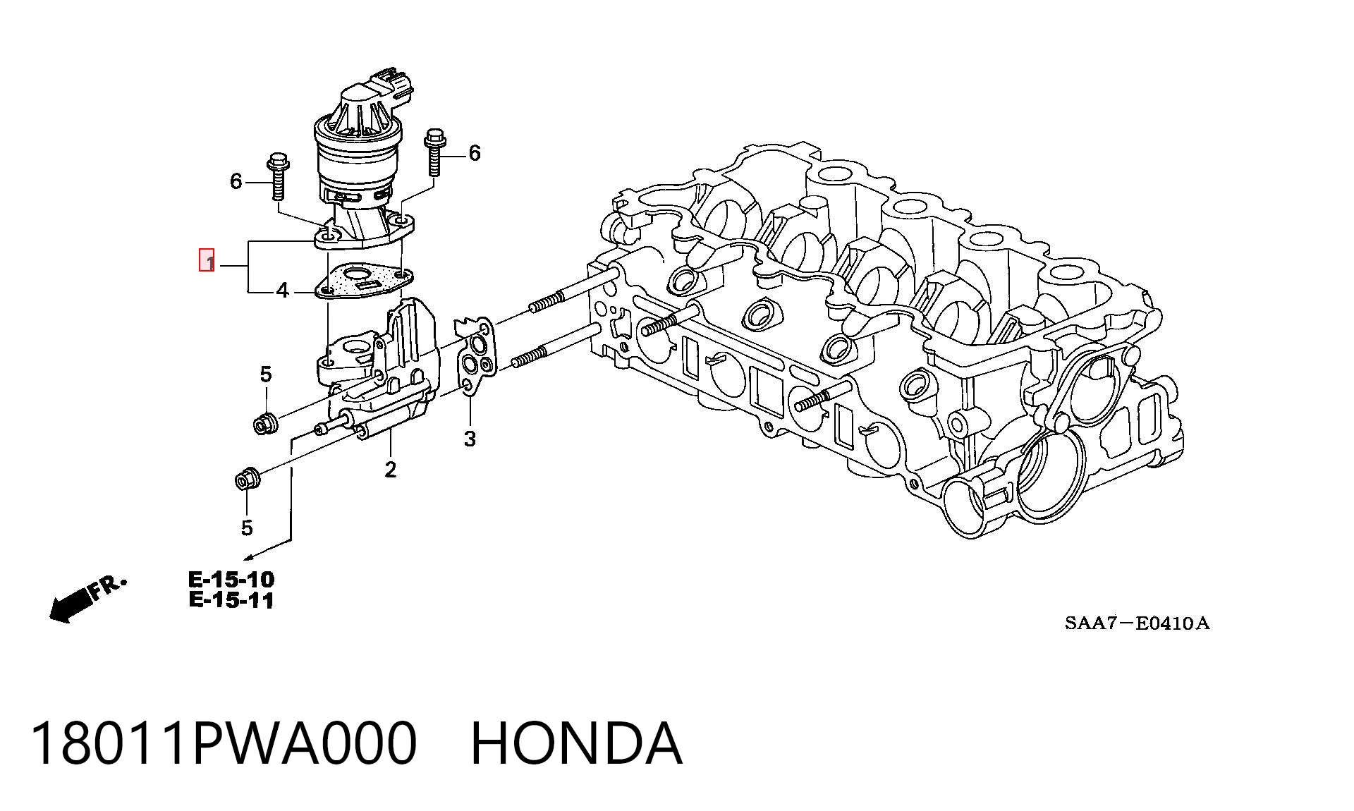 Клапан ЕГР EV116 Magneti Marelli