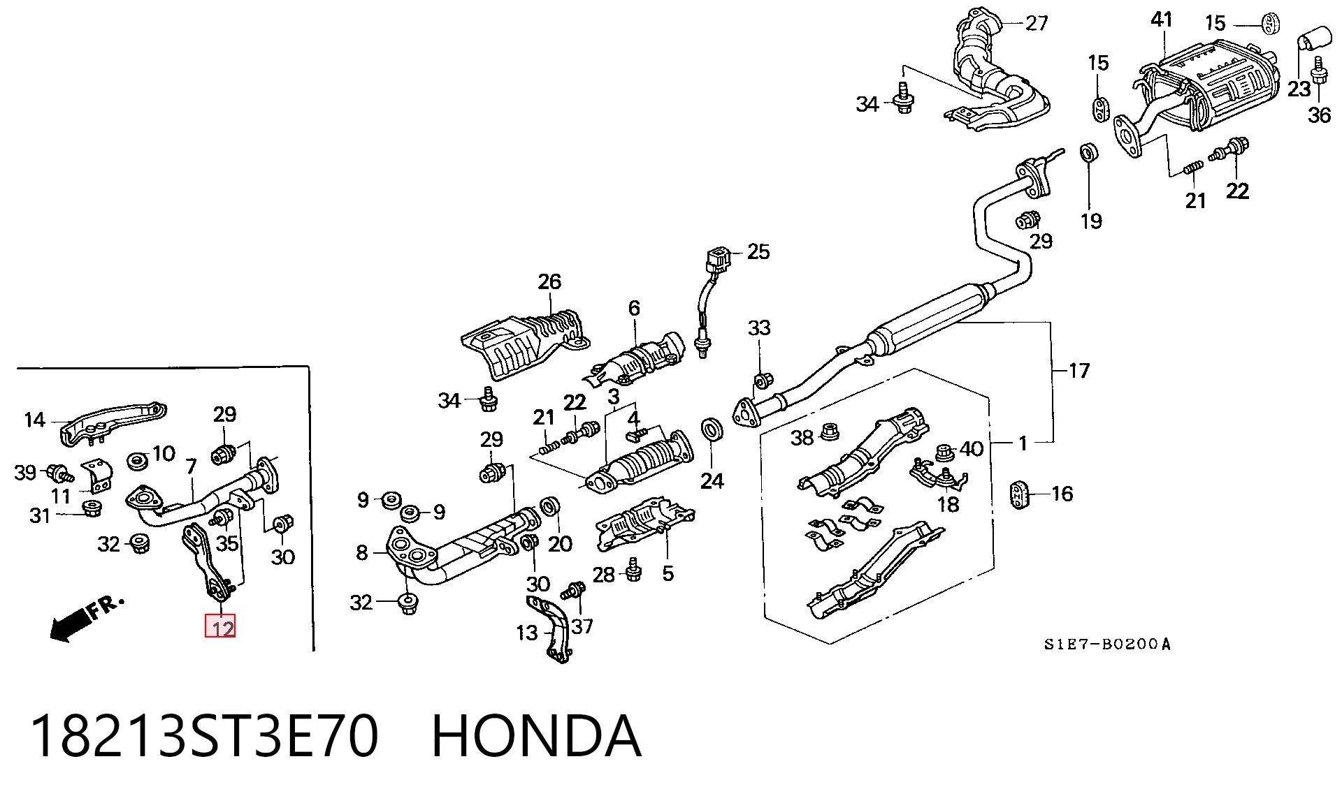 18213ST3E70 Honda