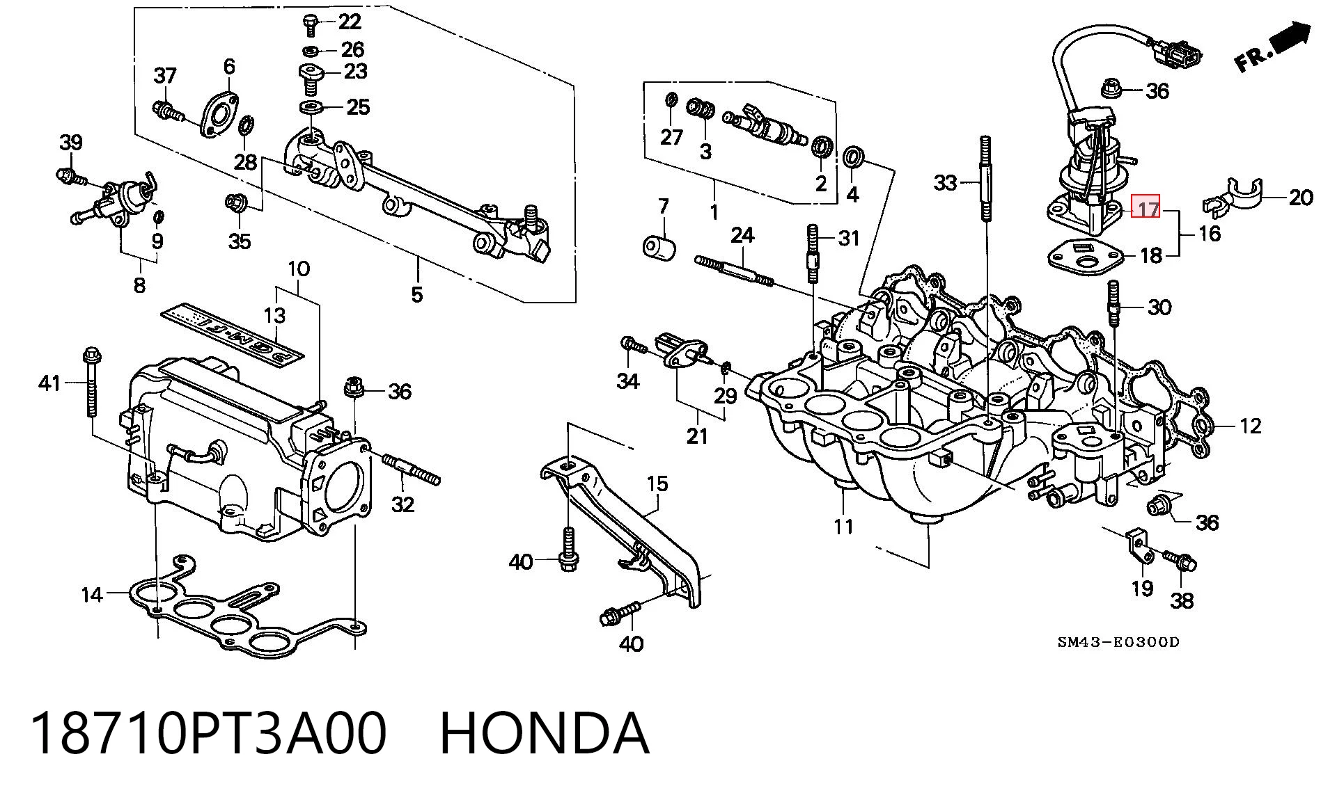 18710PT3A00 Honda