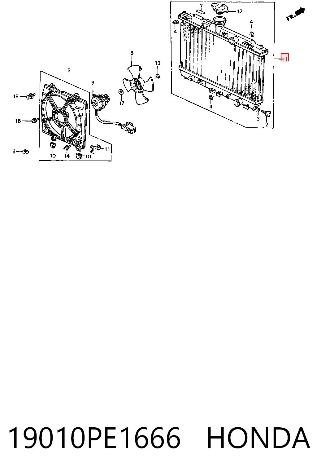 Радиатор охлаждения Polcar 3805084
