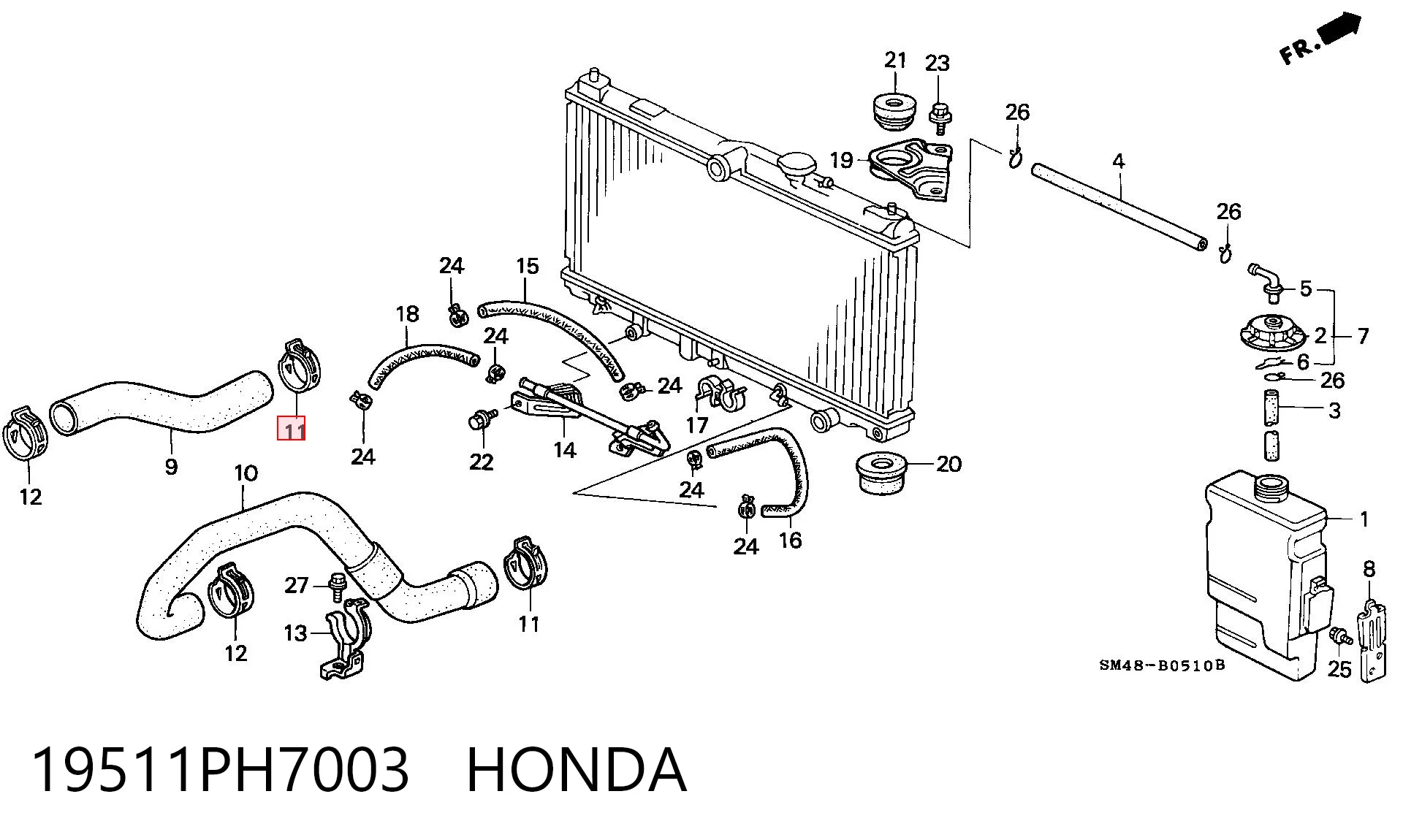19511PH7003 Honda 
