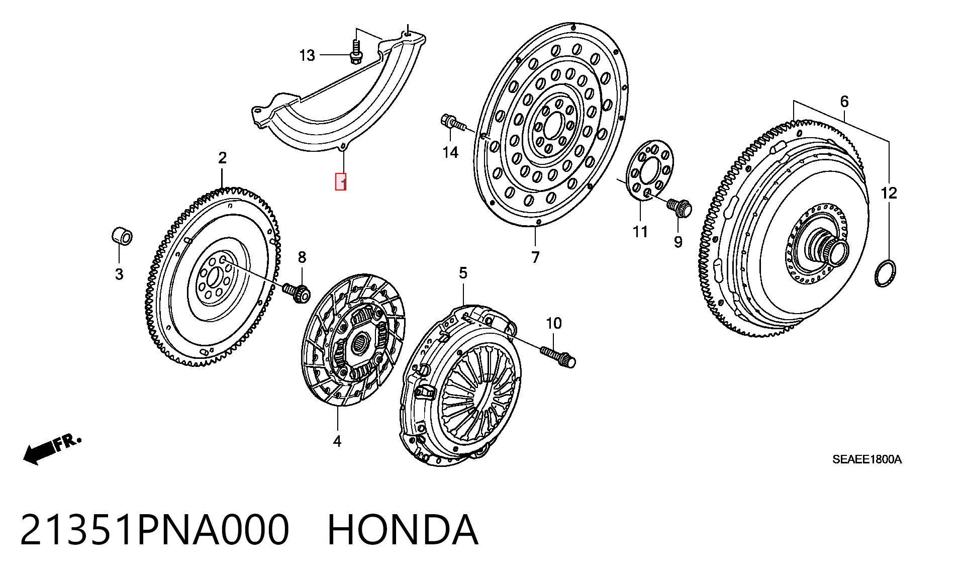 21351PNA000 Honda 