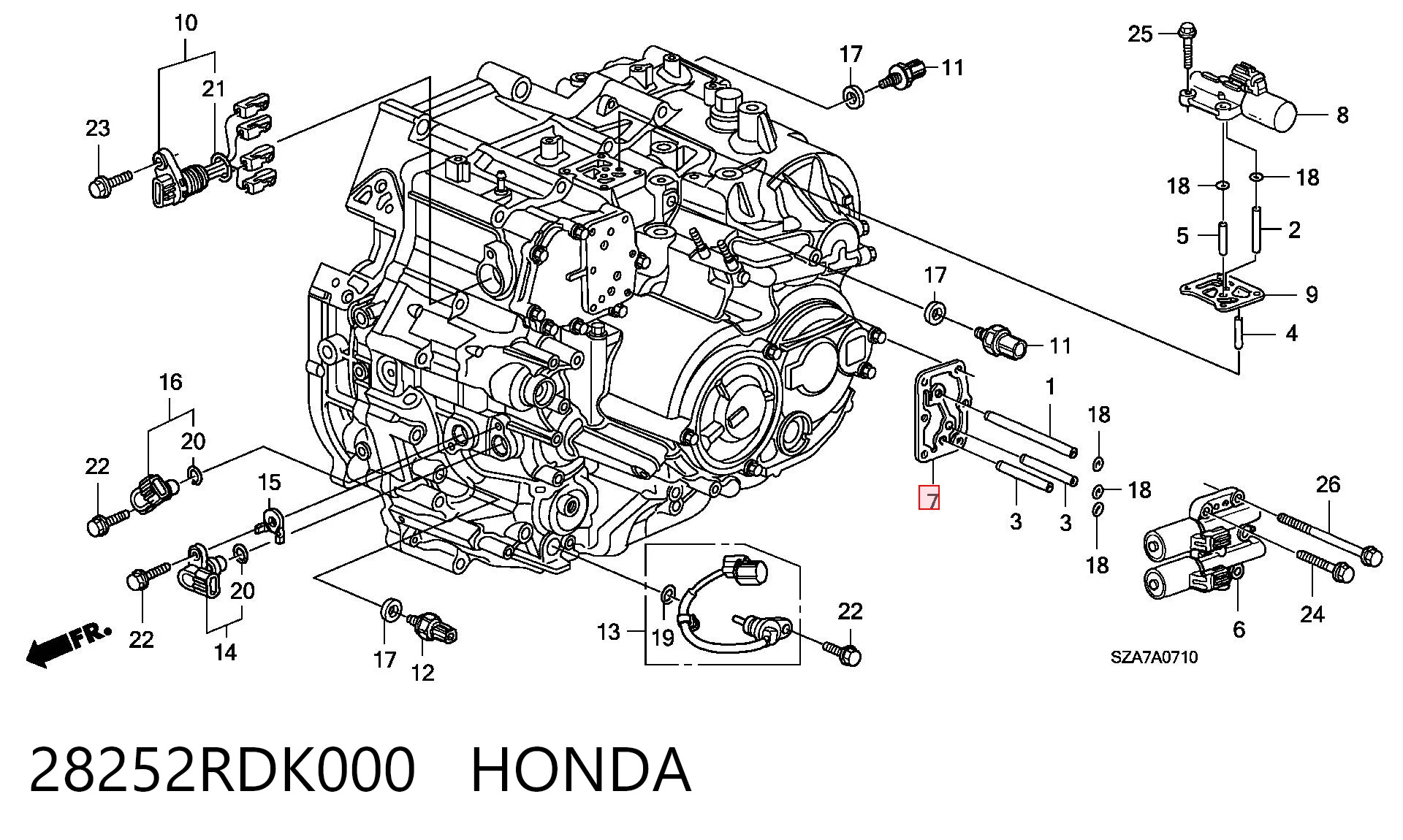28252RDK000 Honda 