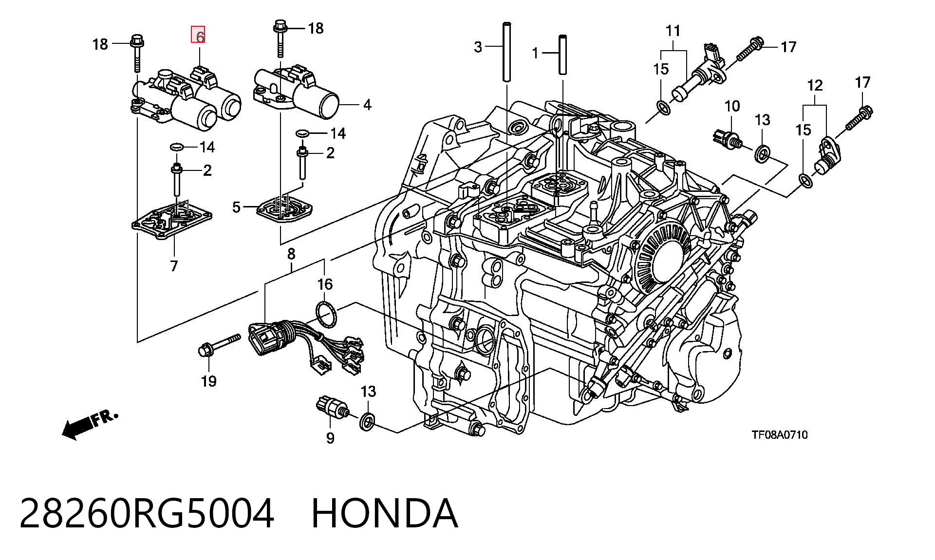 28260RG5004 Honda 