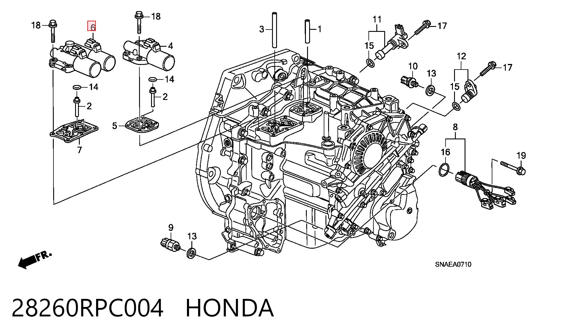 28260RPC004 Honda 