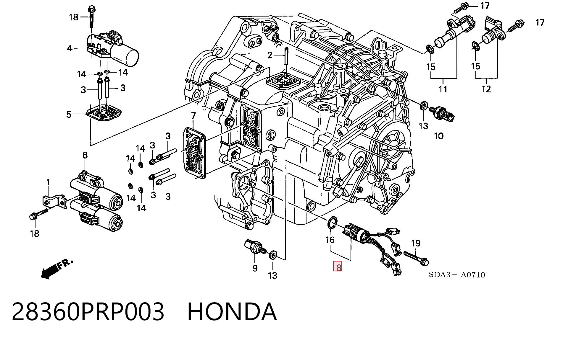 28360PRP003 Honda 