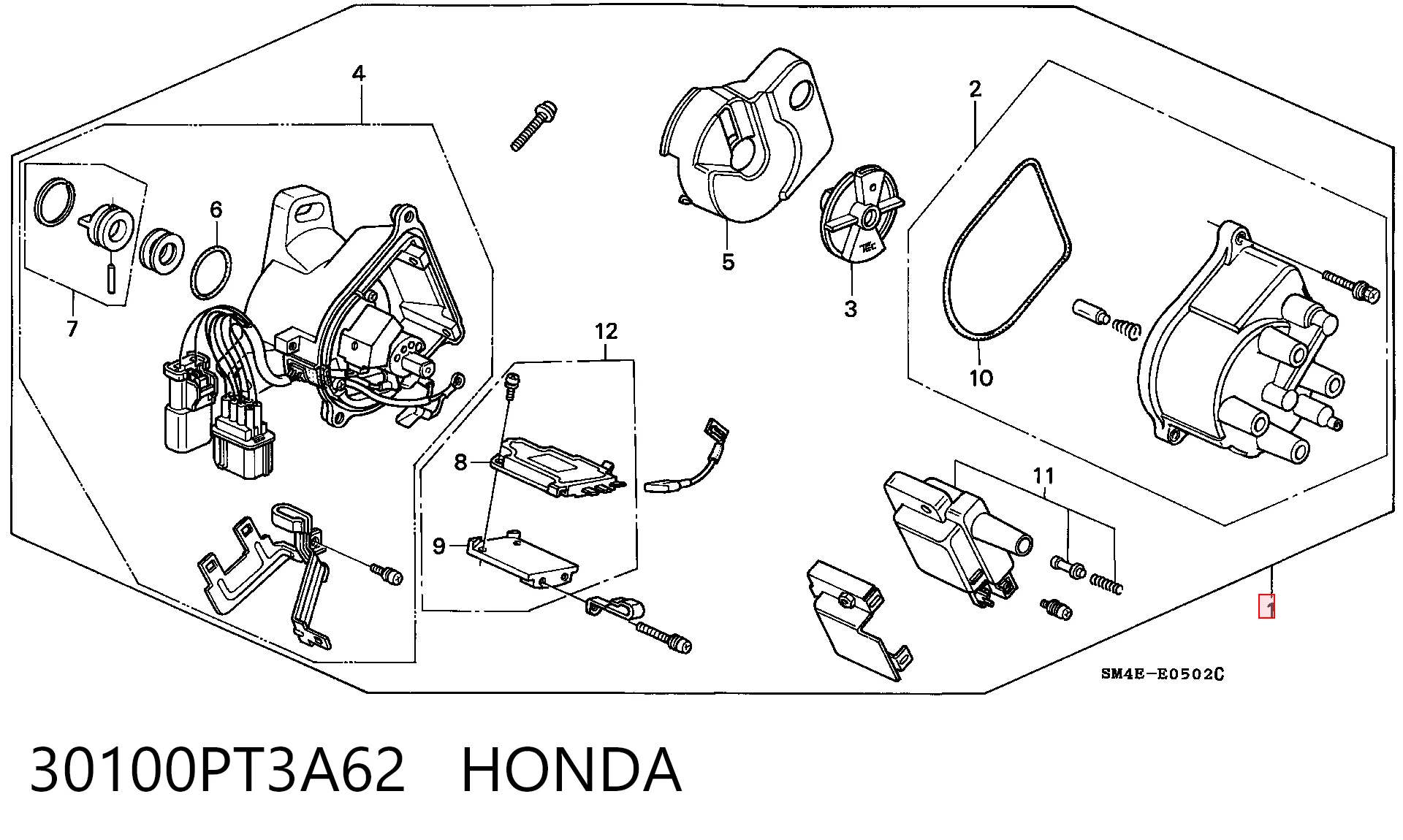 30100PT3A62 Honda 
