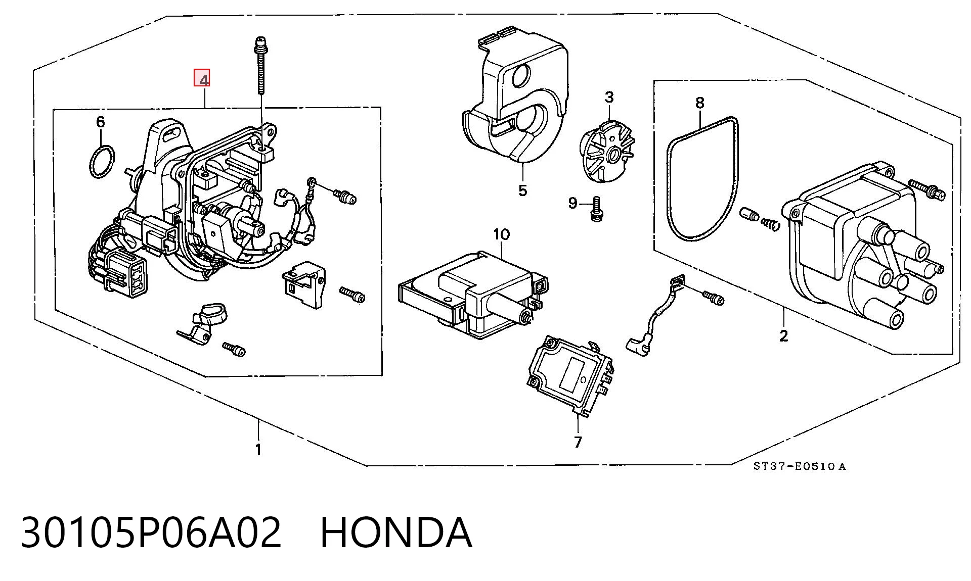 30105P06A02 Honda 