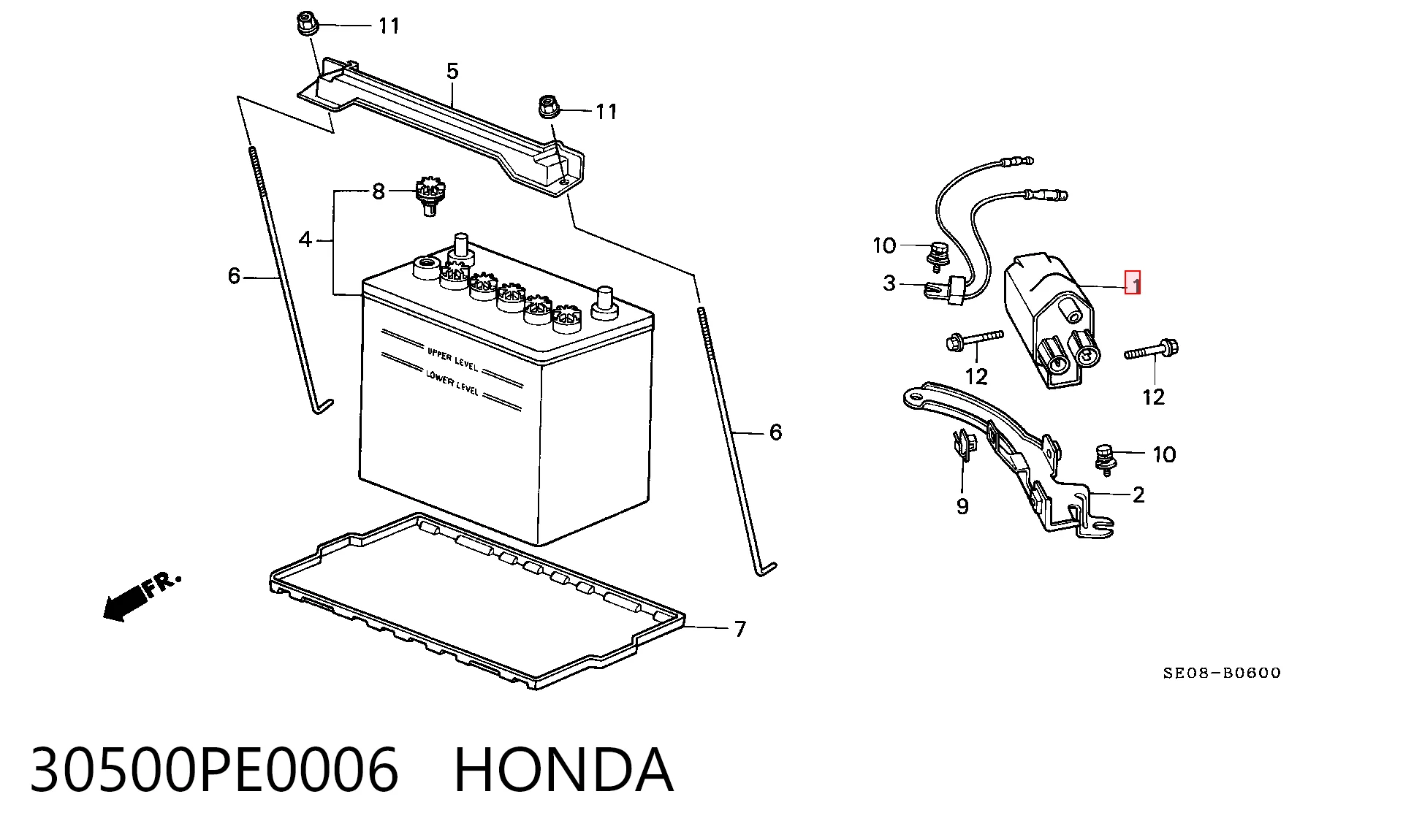 30500PE0006 Honda Катушка зажигания