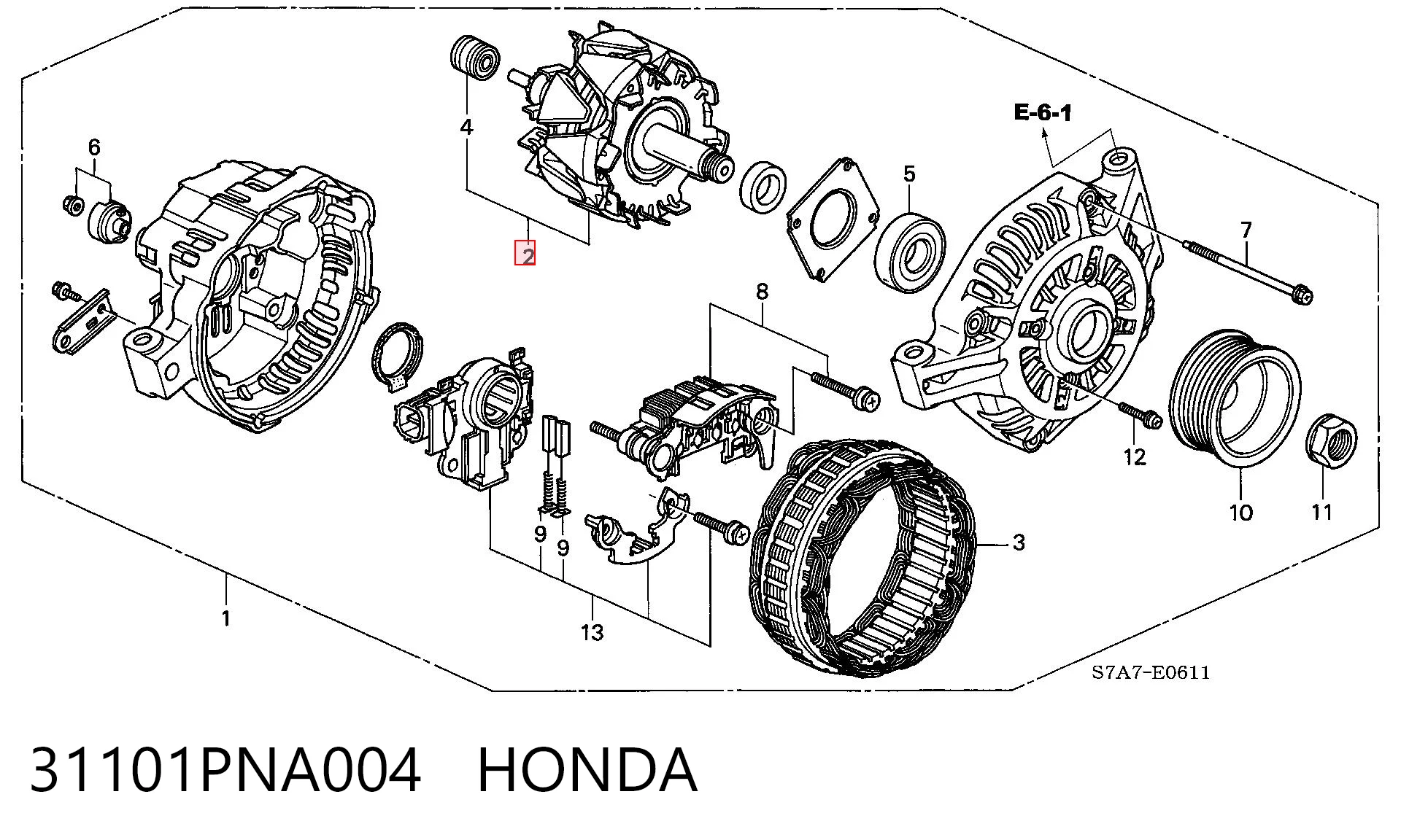 31101PNA004 Honda 