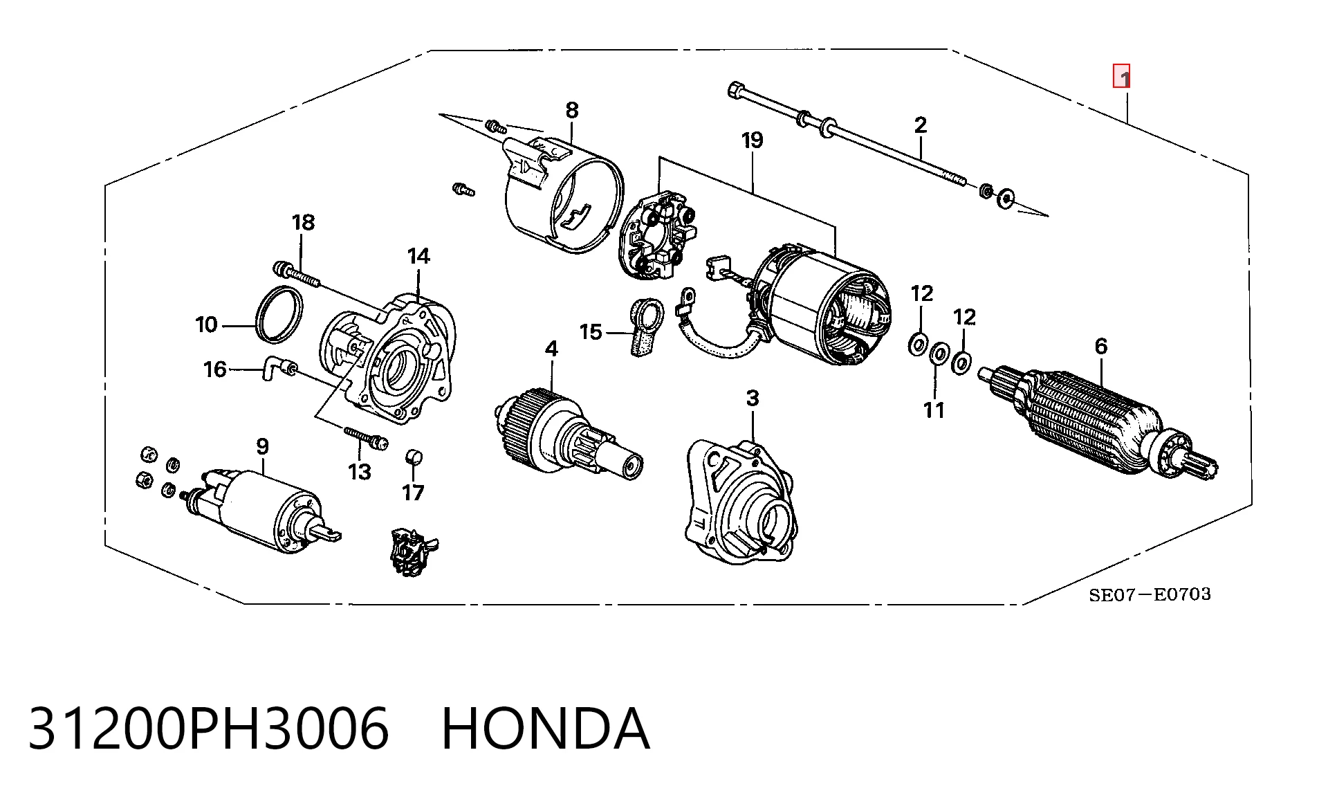 JS356 HC Parts Стартер автомобиля