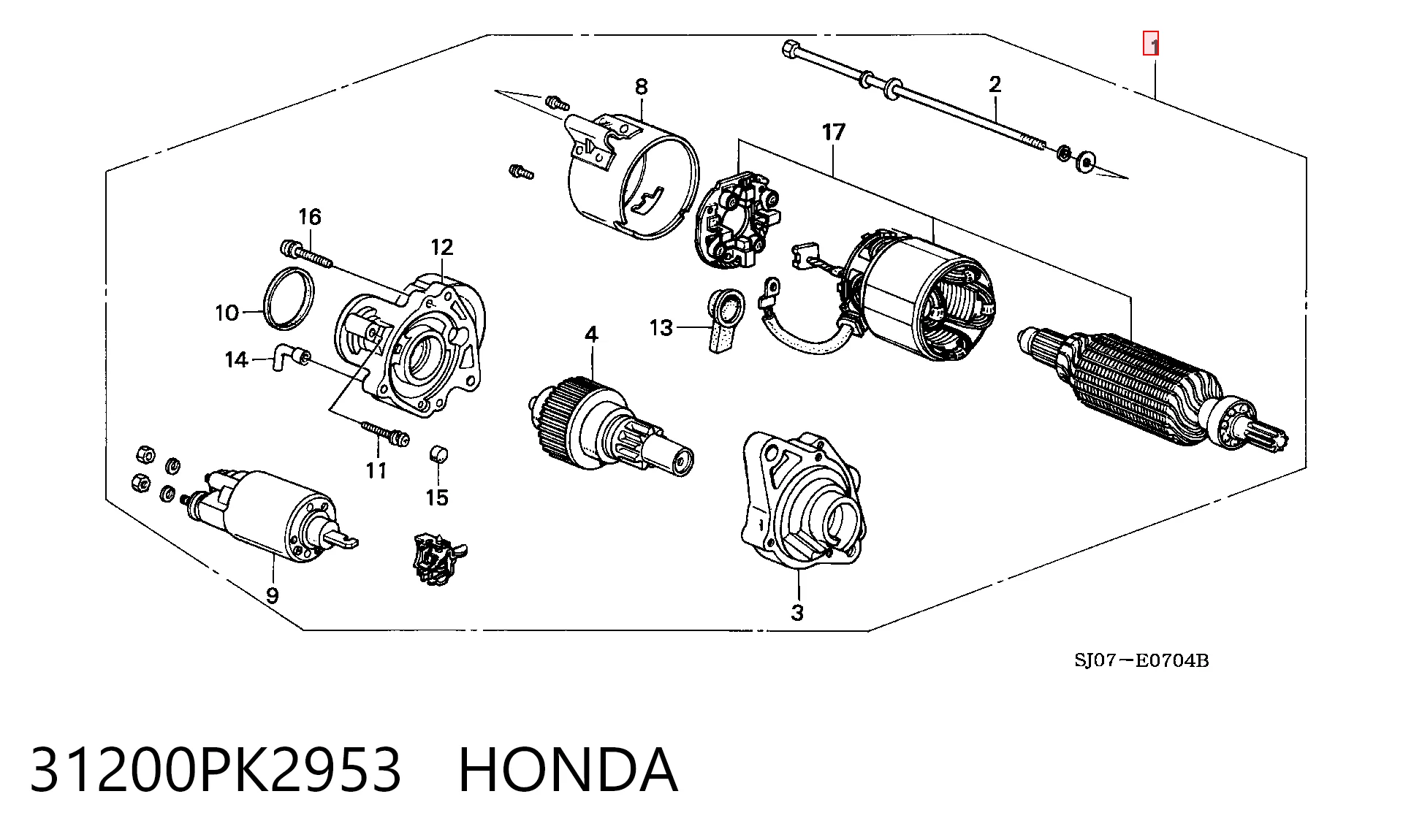 Стартер HC Parts JS356 цена, от 120.20 USD
