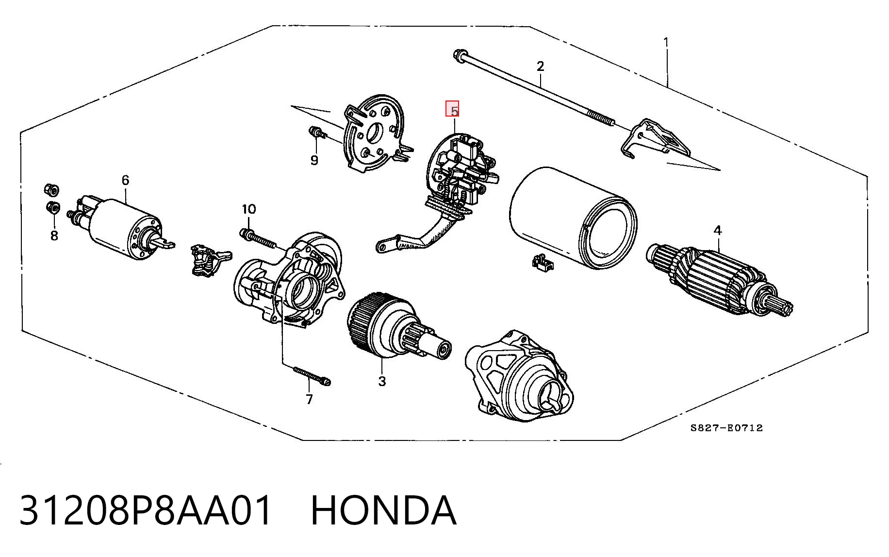 Щеткодержатель стартера REMA-PARTS 232311
