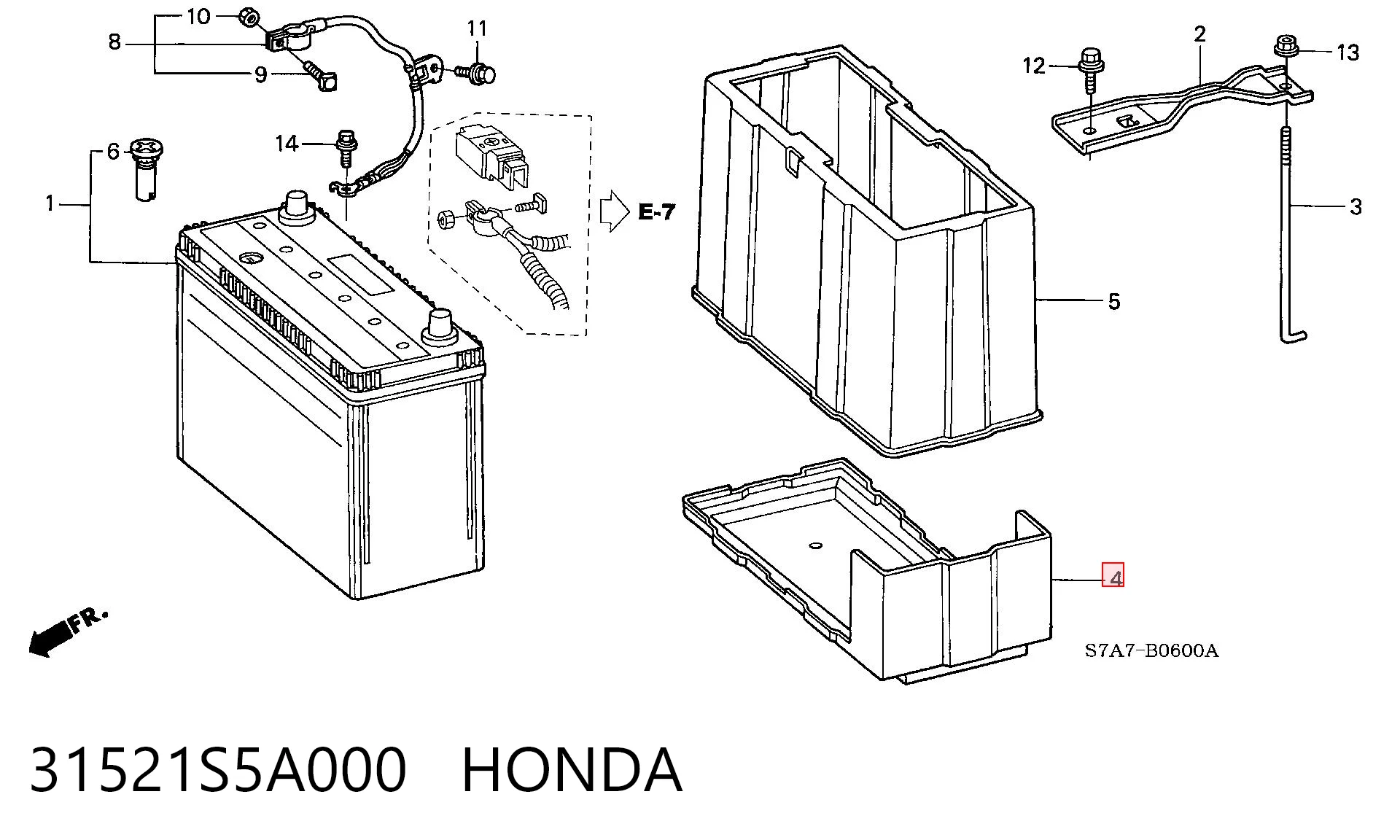 31521S5A000 Honda 