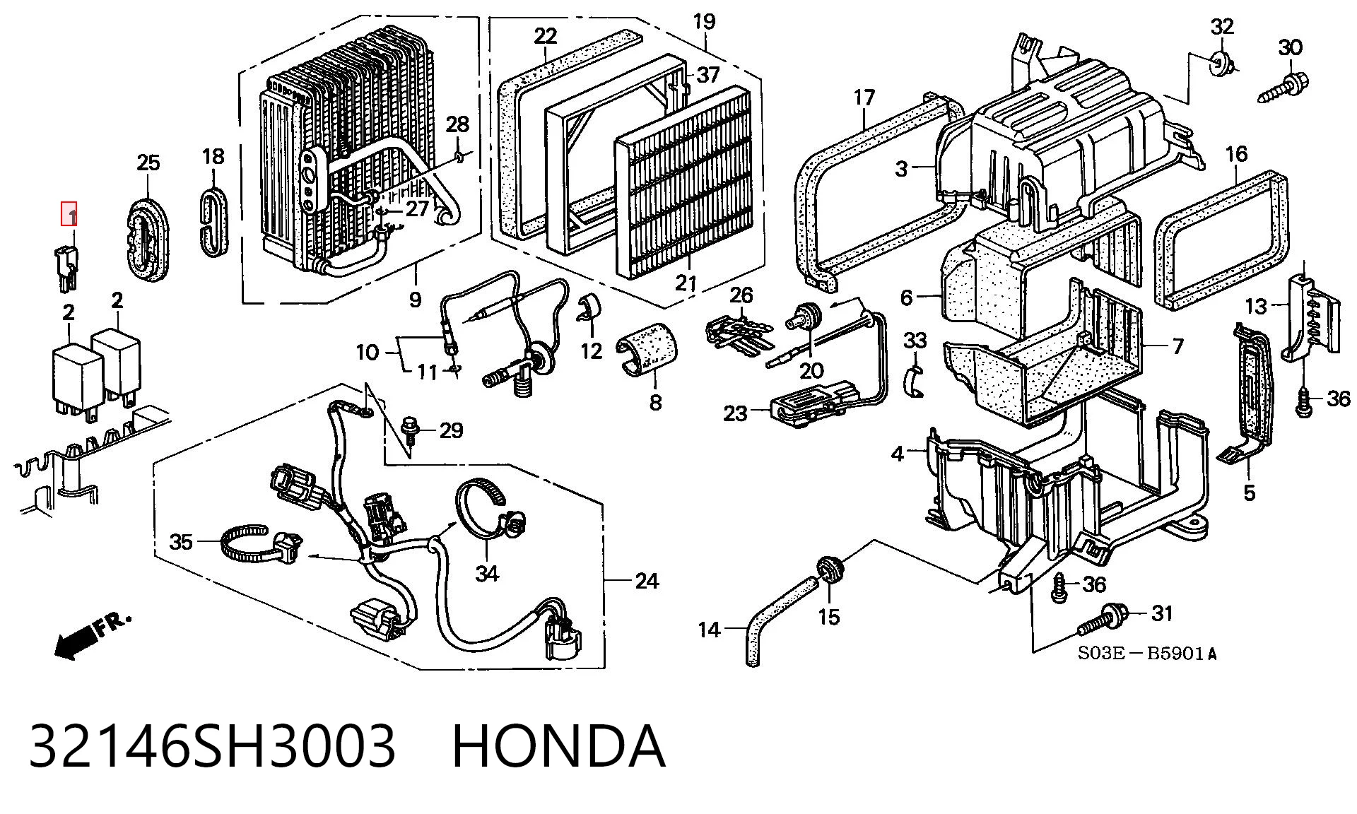 32146SH3003 Honda 