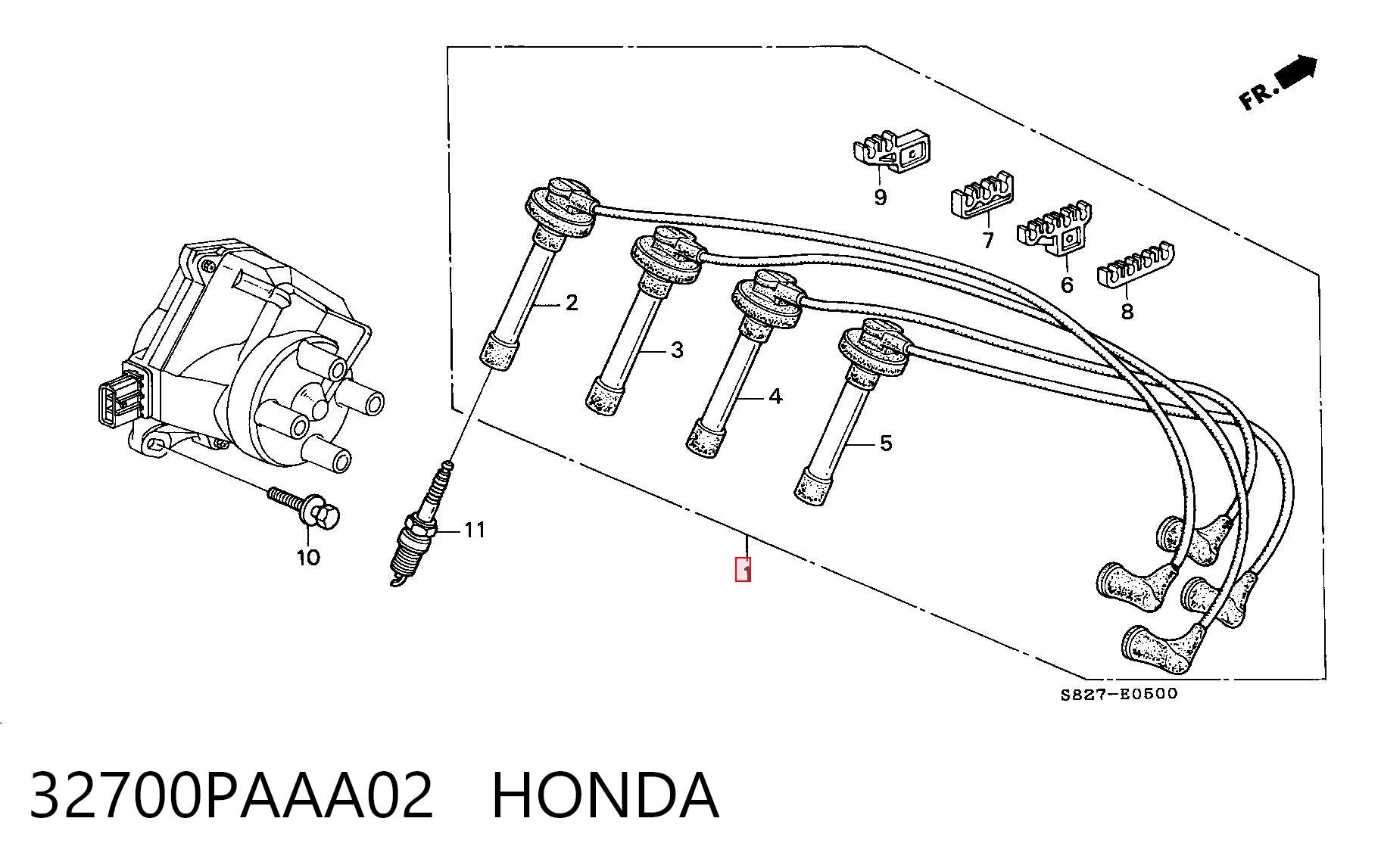 32700PAAA02 Honda Провода высоковольтные