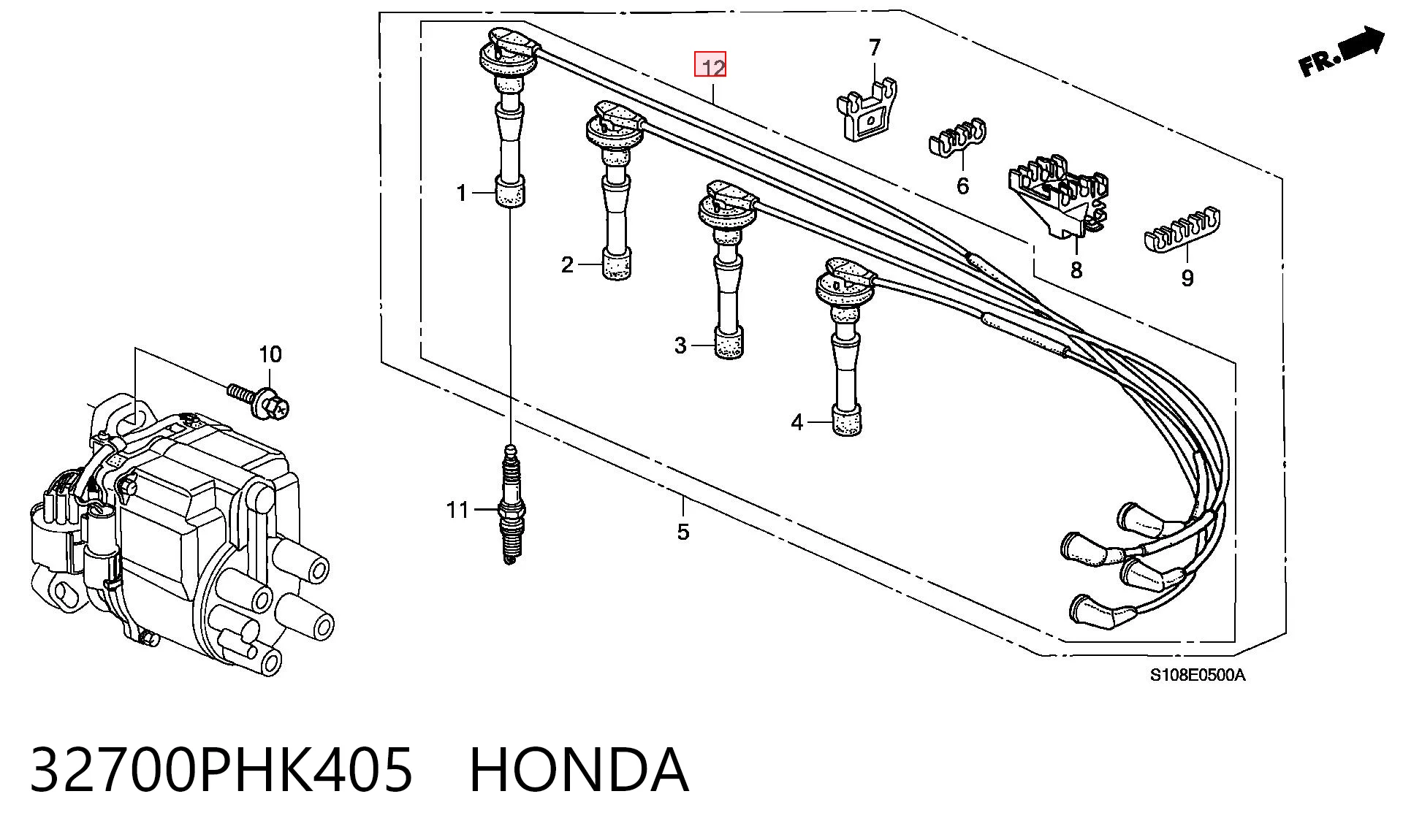  Высоковольтные провода Honda CR-V 1