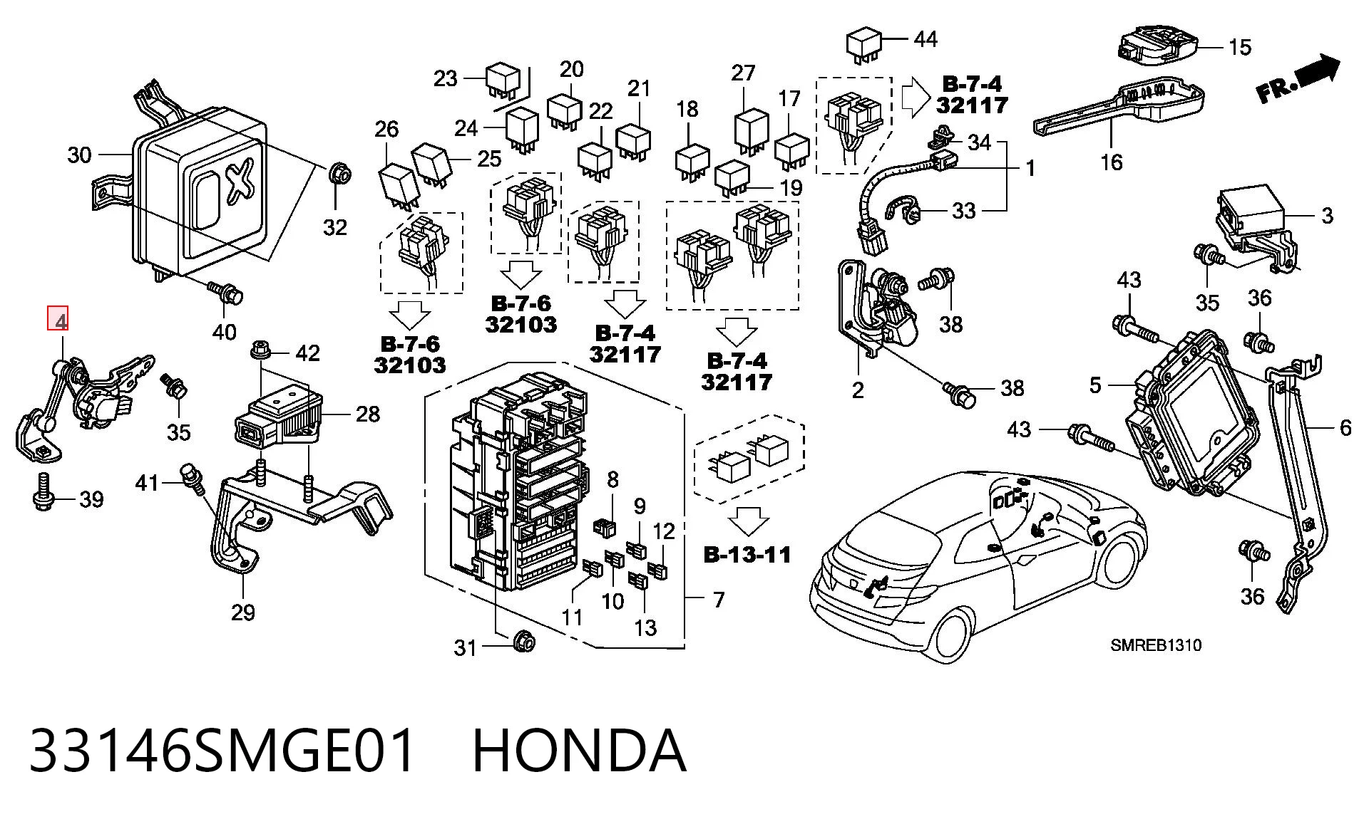 33146SMGE01 Honda 
