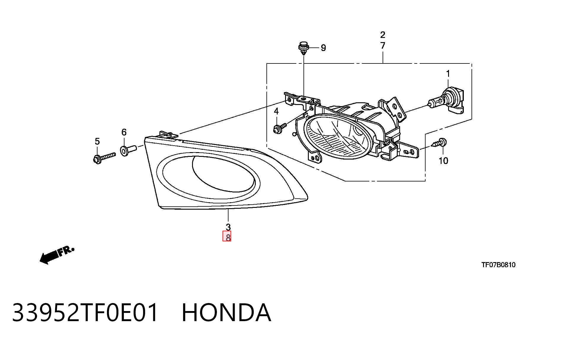 33952TF0E01 Honda 