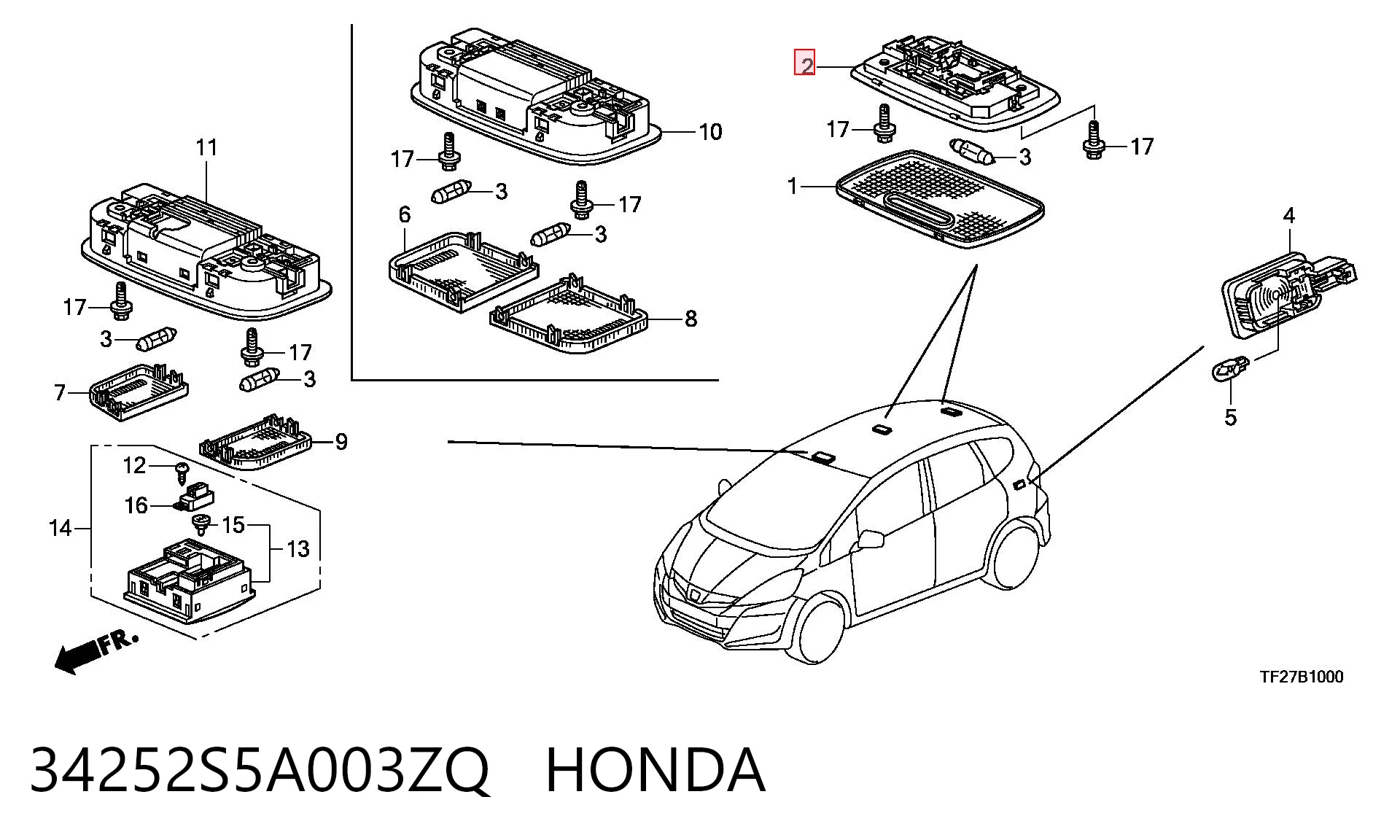 34252S5A003ZQ Honda 