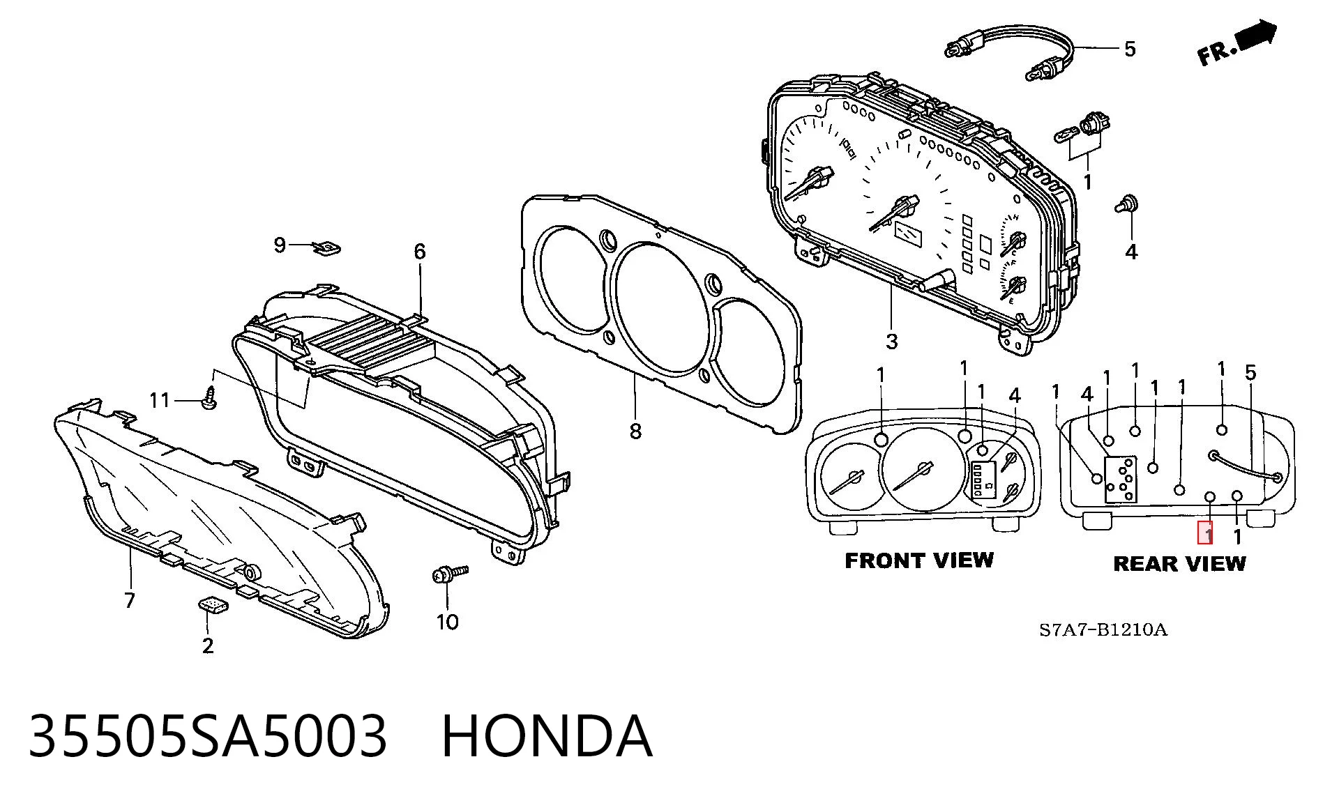 35505SA5003 Honda 