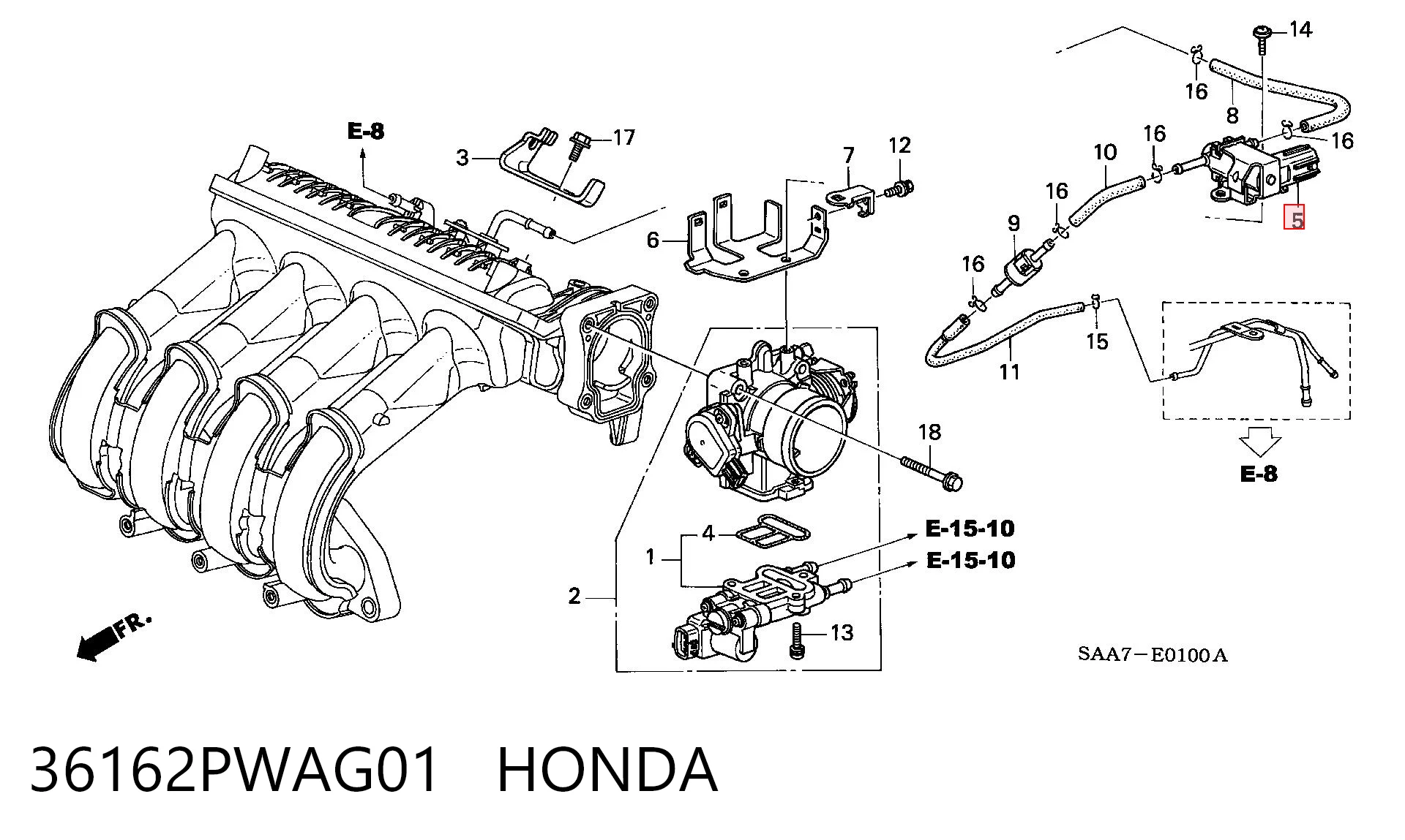 36162PWAG01 Honda 