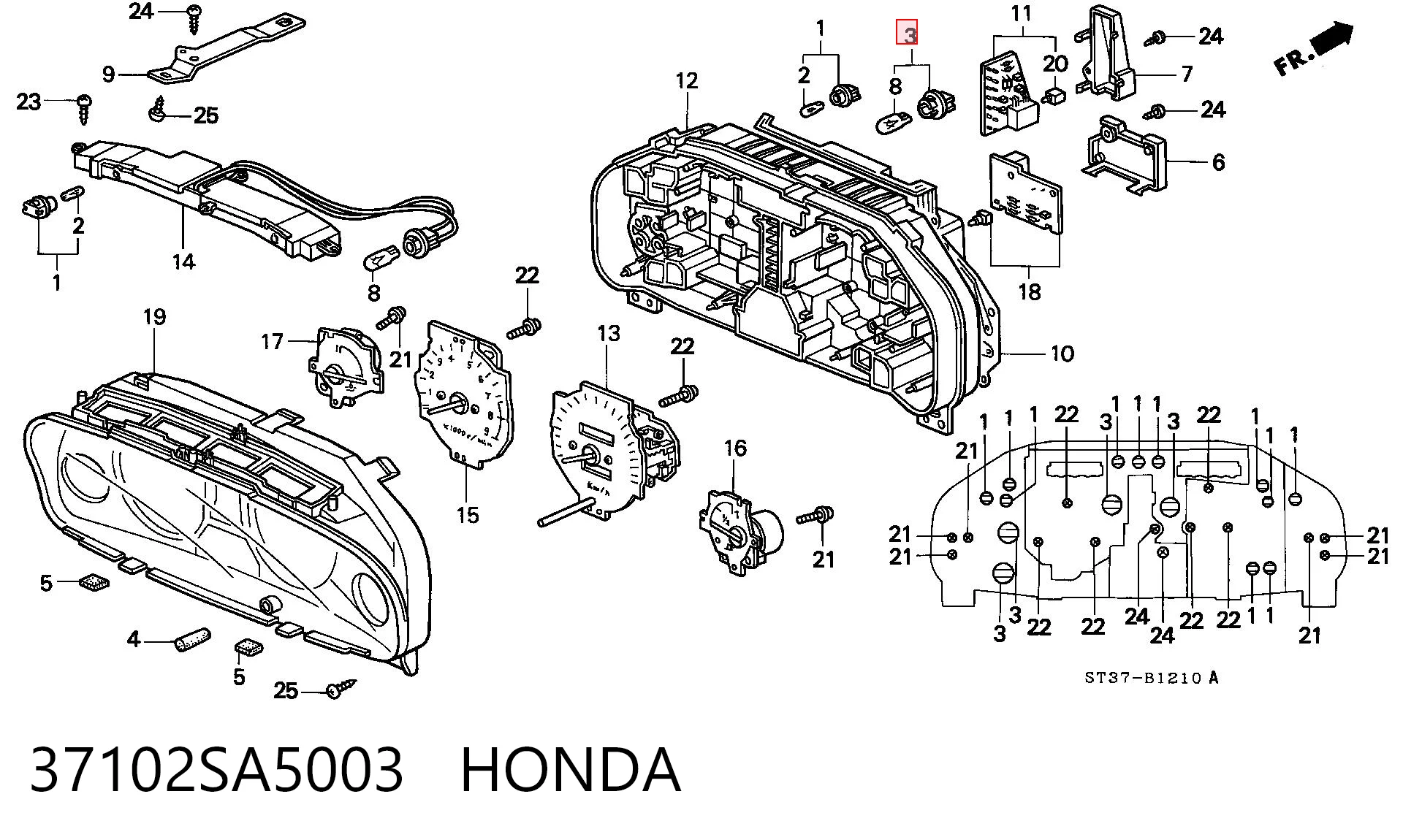 37102SA5003 Honda 