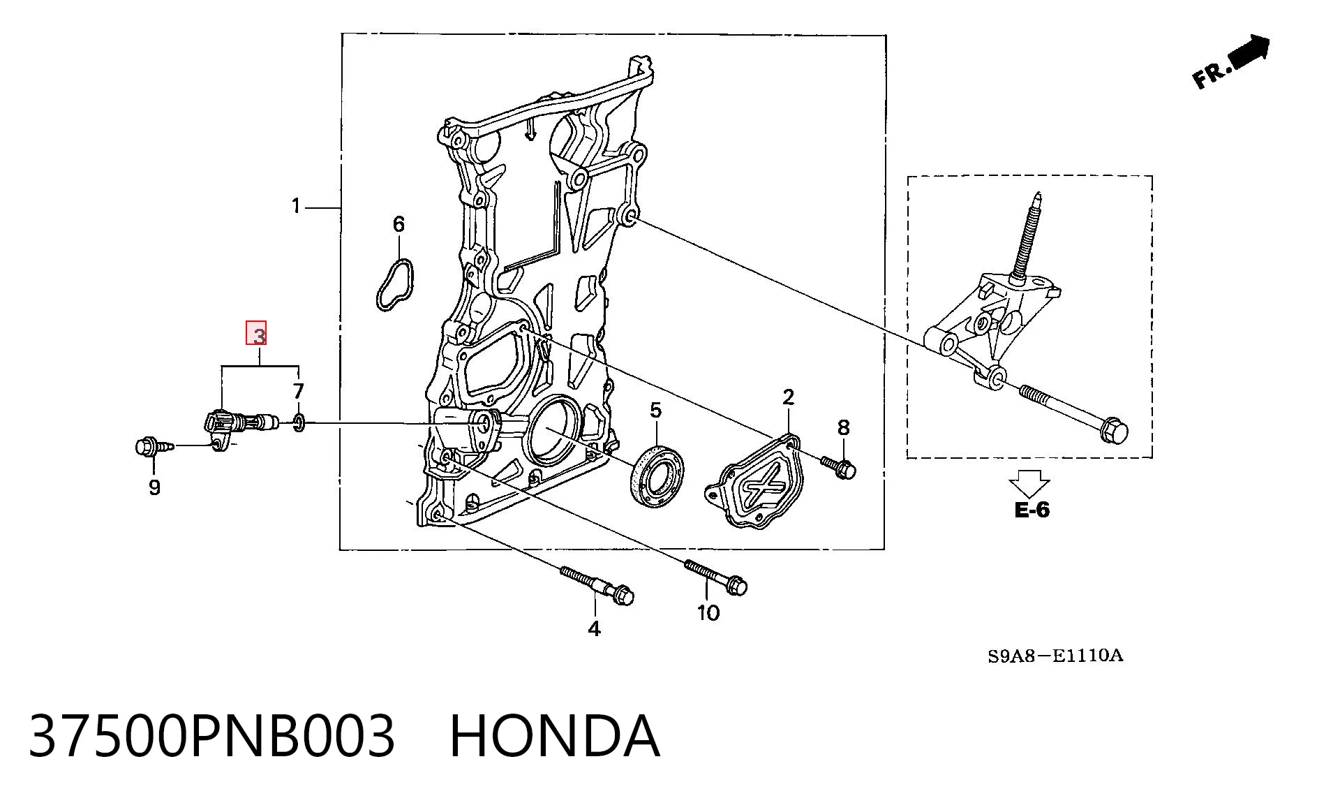 37500PNB003 Honda ДПКВ