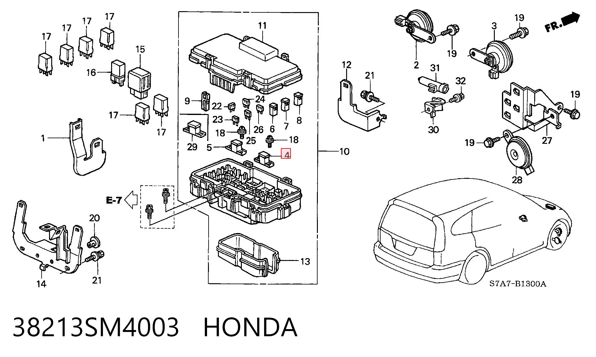 38213SM4003 Honda 
