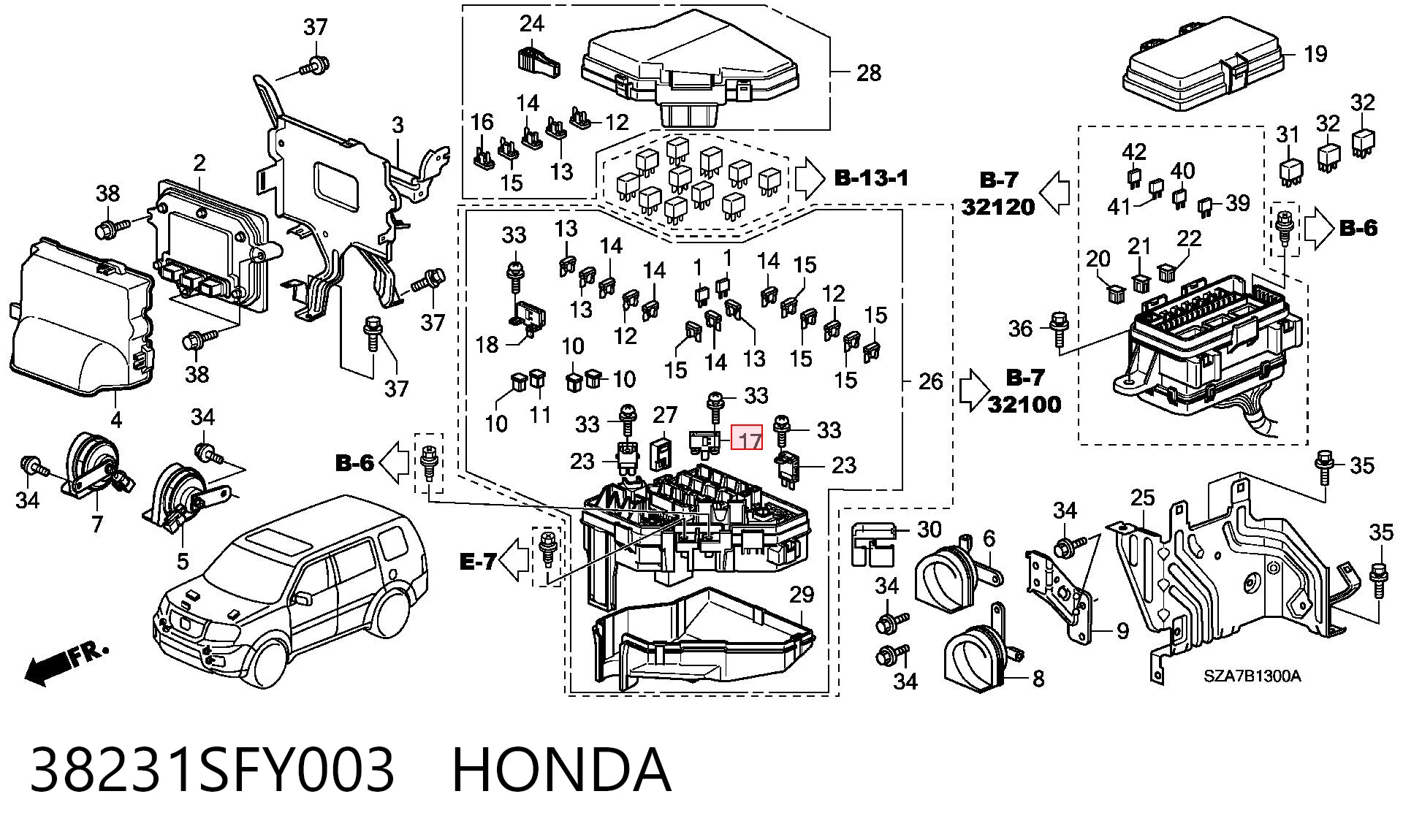 38231SFY003 Honda 