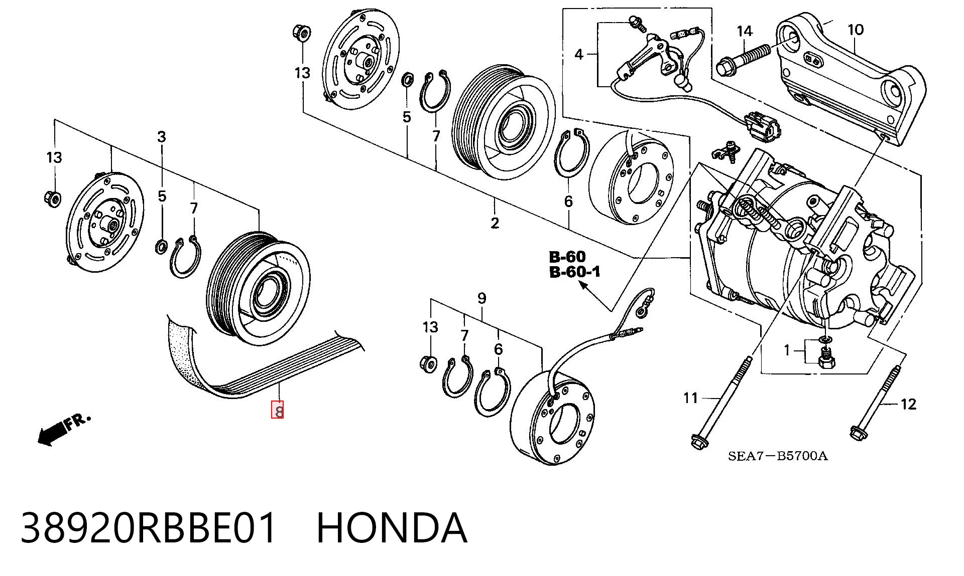 38920RBBE01 Honda