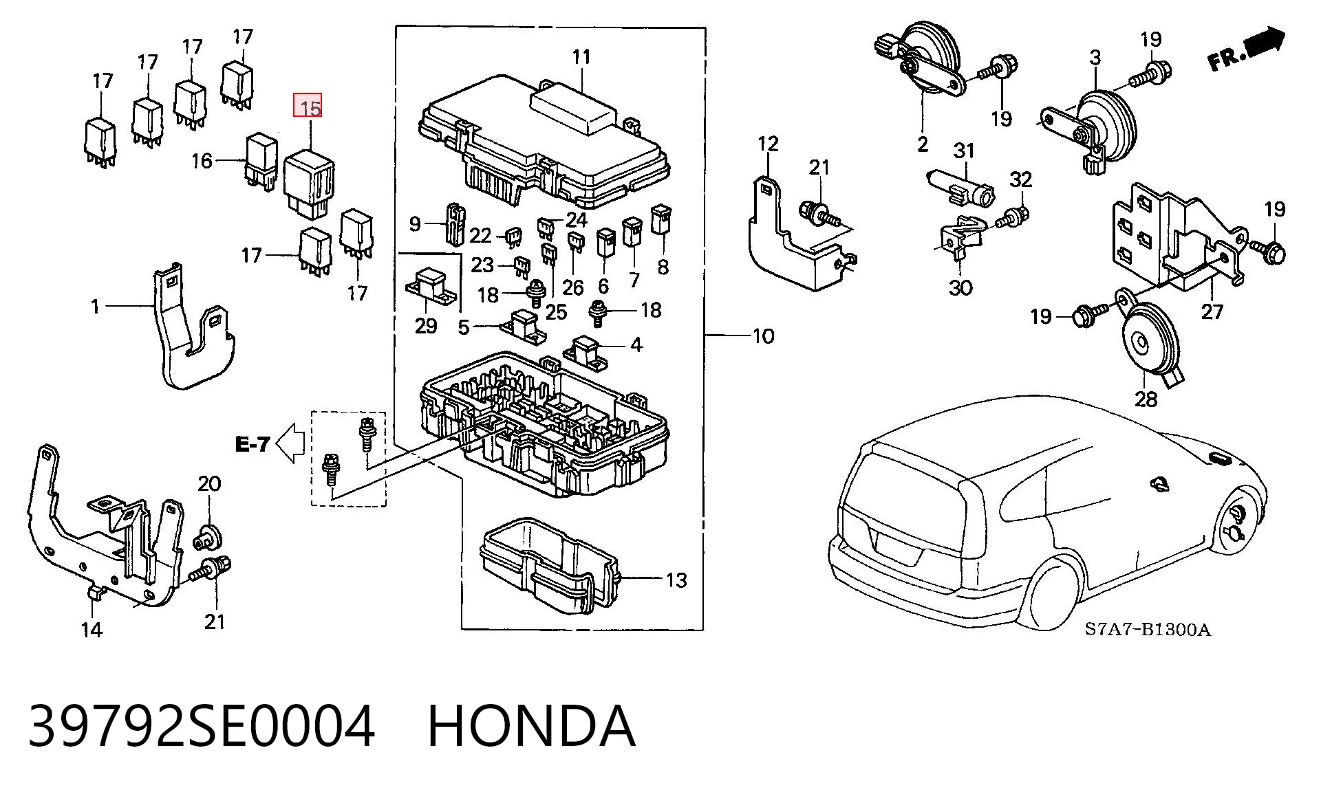 39792SE0004 Honda 