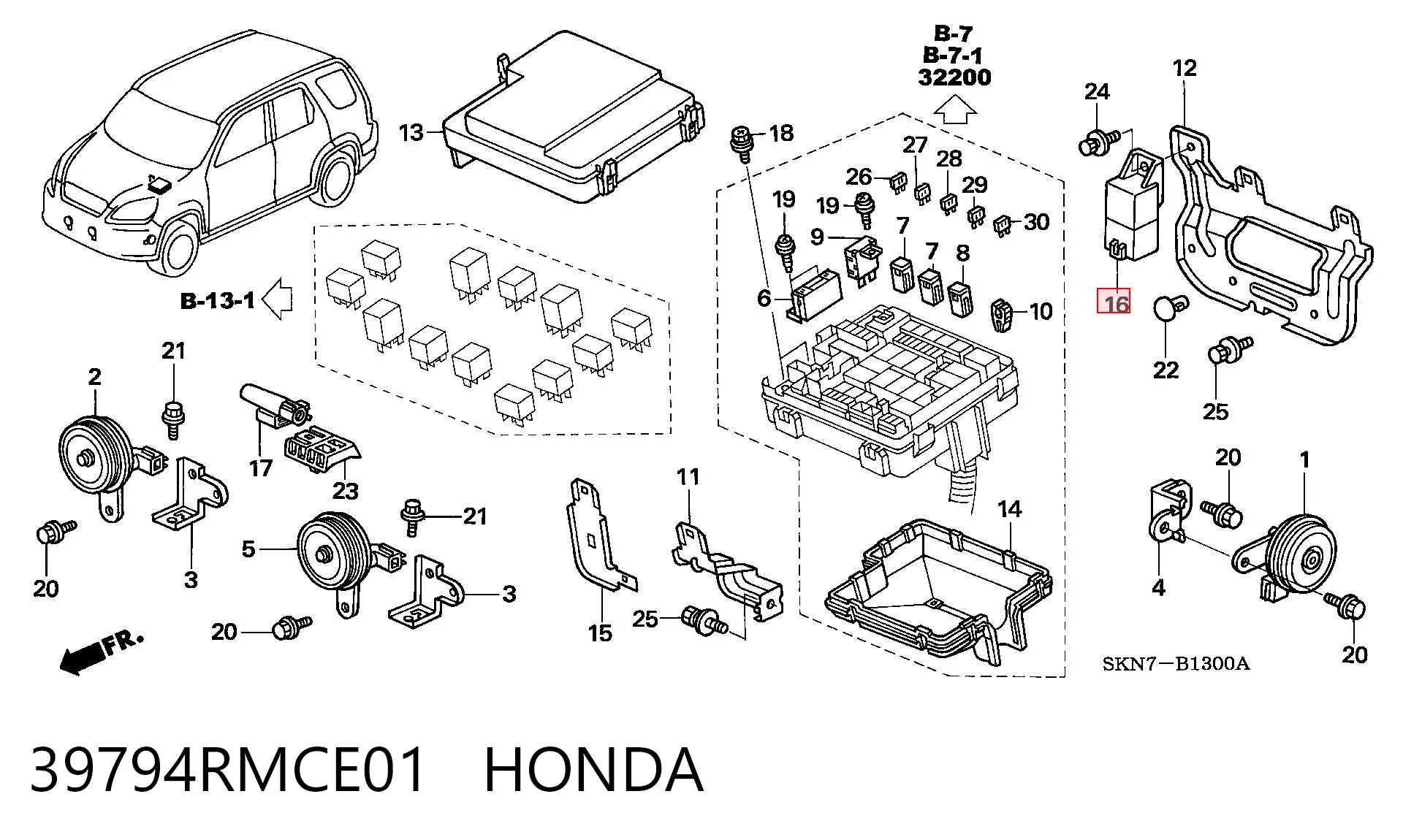 Реле управления Honda Civic X хэтчбек (FC, FK) (2017 - 2021) цена, от 49.63 USD
