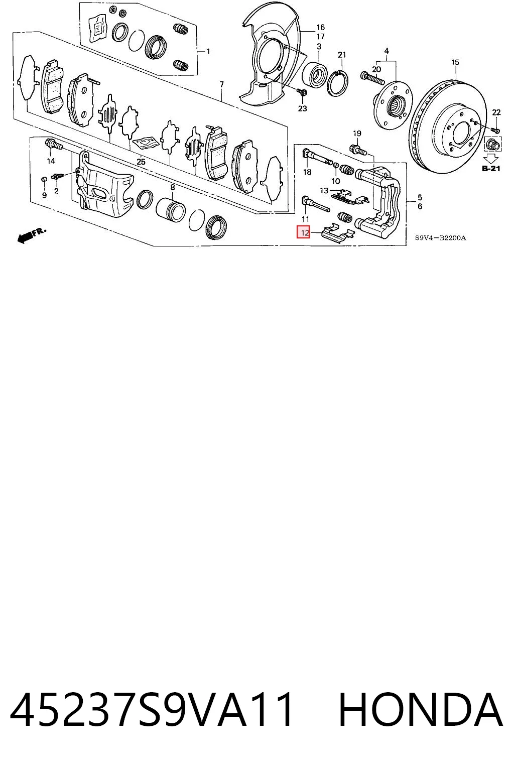 Тормозные колодки Power Stop 361584