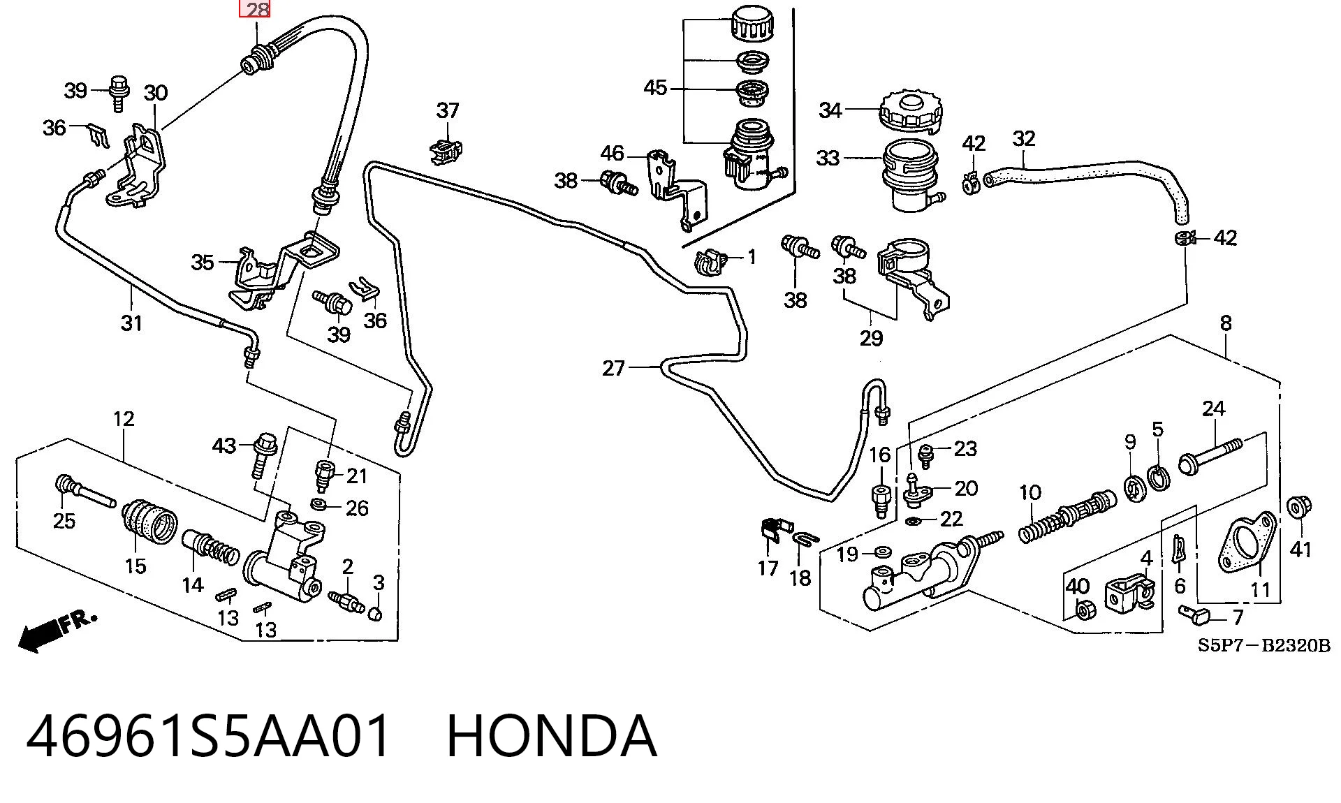 46961S5AA01 Honda 