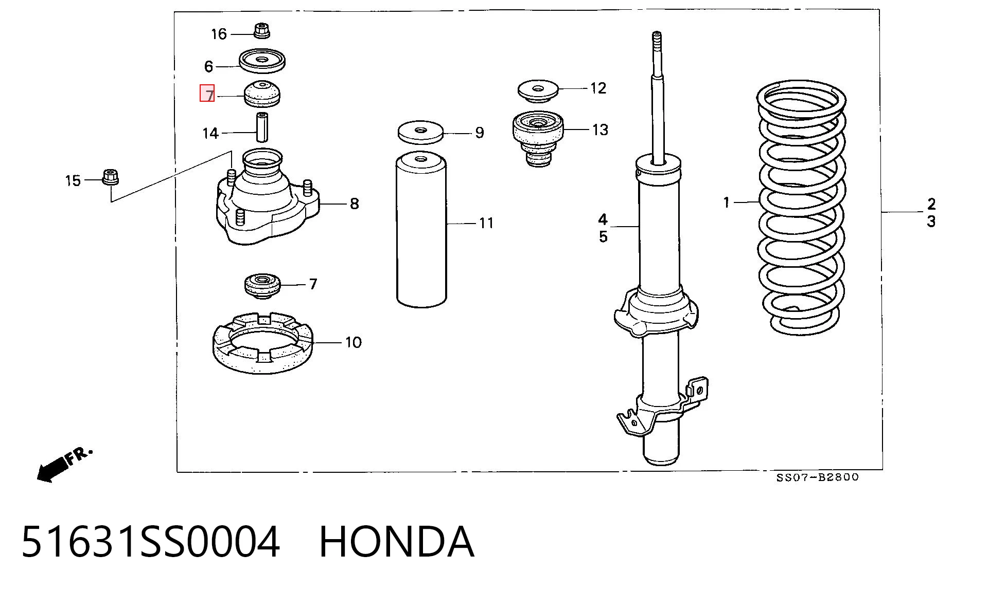 Втулка штока амортизатора переднего NIPPON MOTORS NMS5142 цена, от 2.51 USD