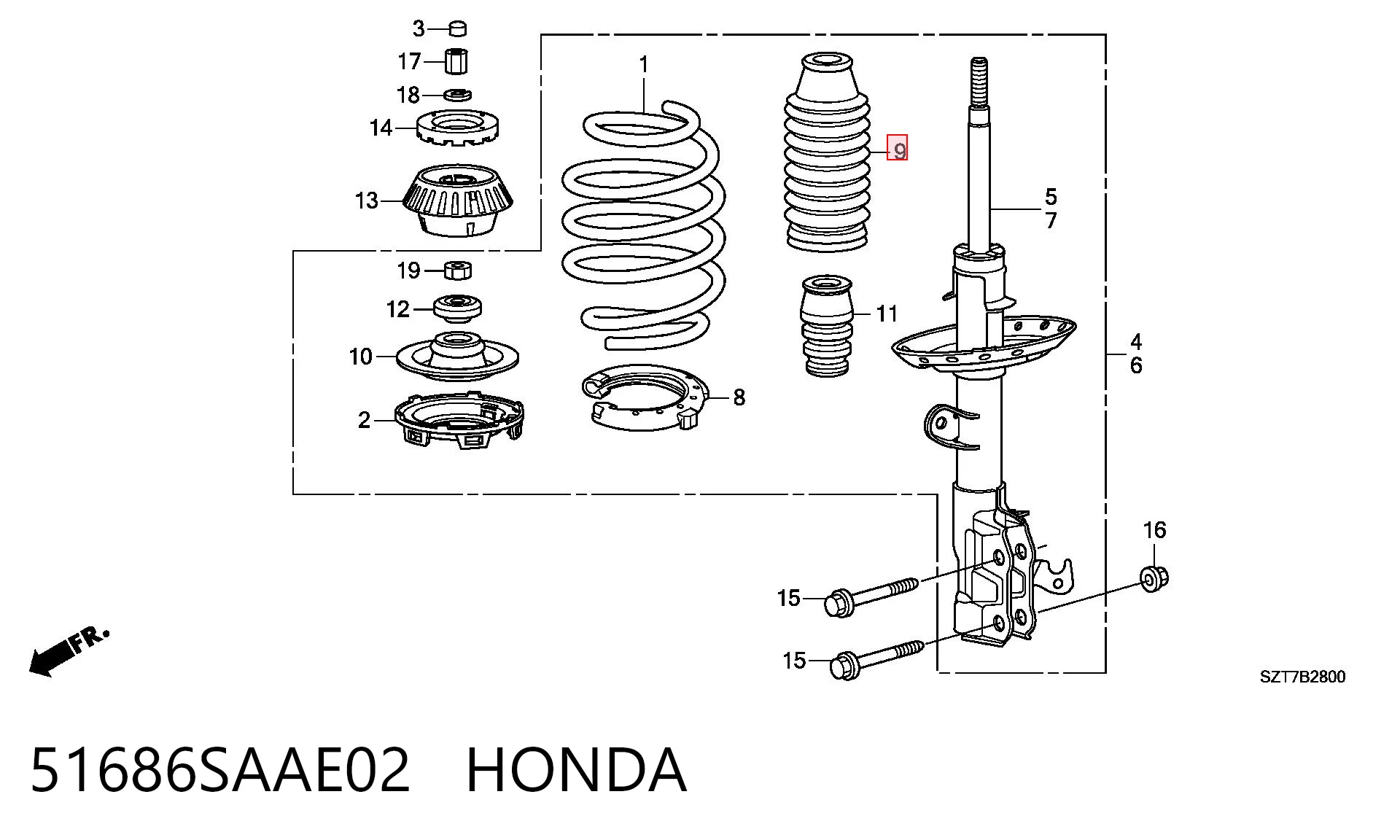 Чехол амортизатора переднего Fiat/Alfa/Lancia 82488936 цена, от 12.71 USD