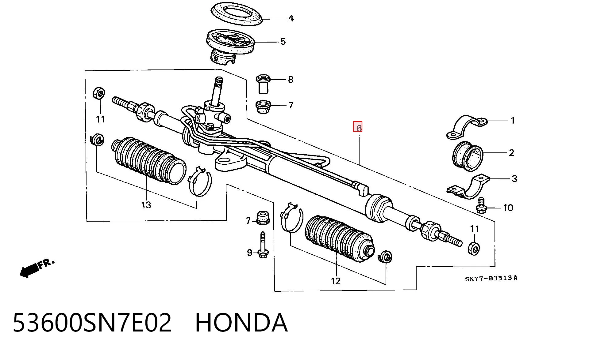 Рулевая рейка GSR1184 TRW