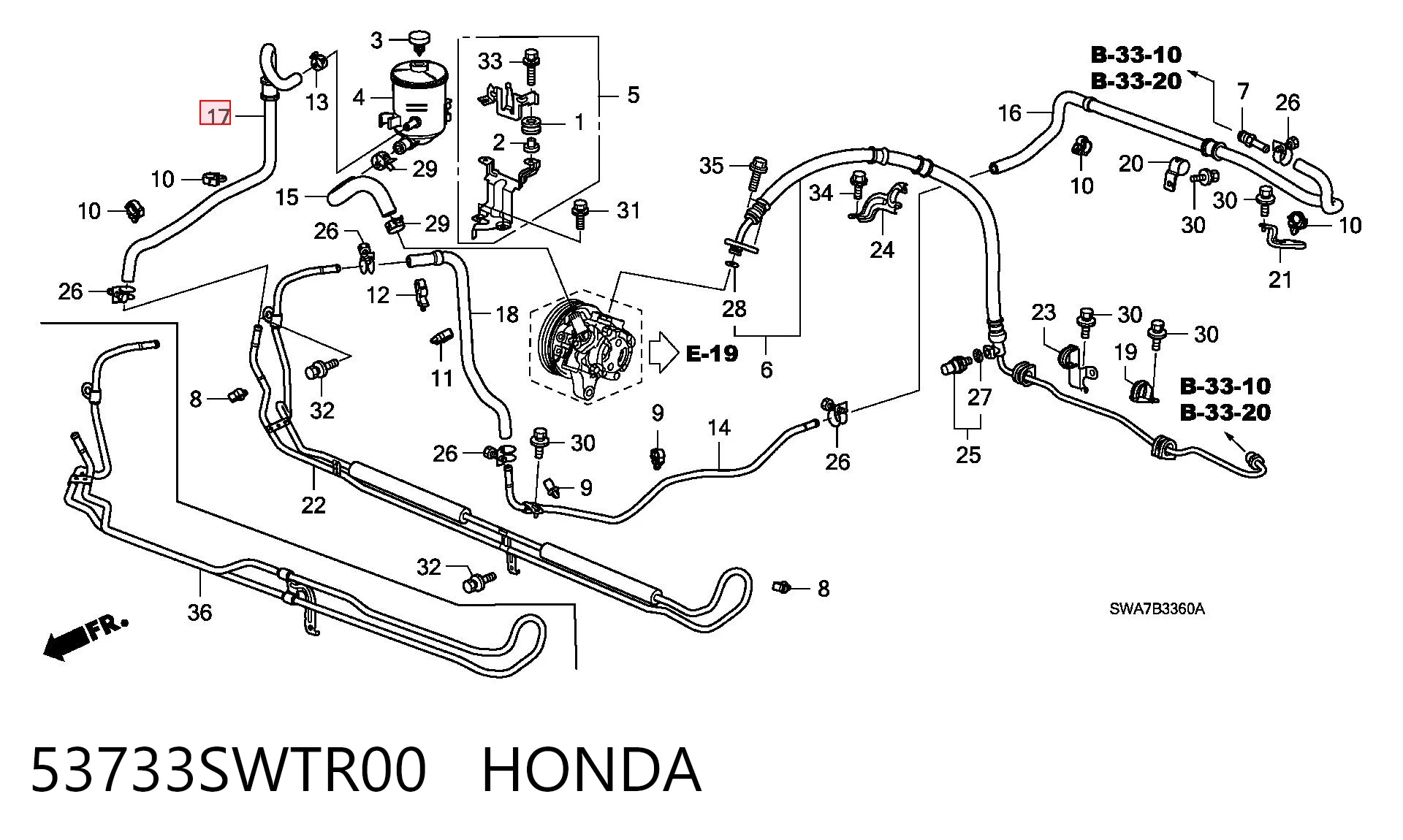 53733SWTR00 Honda
