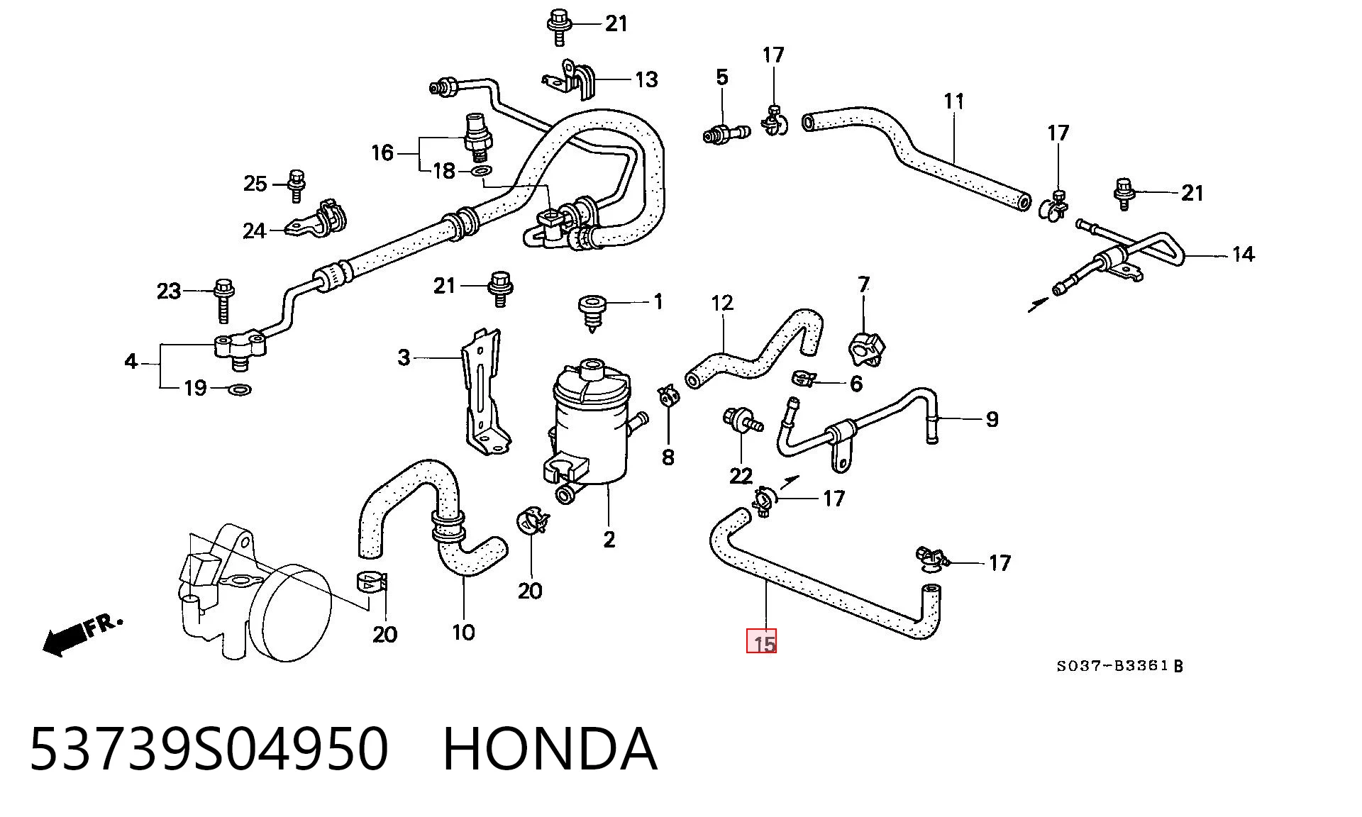 53739S04950 Honda 